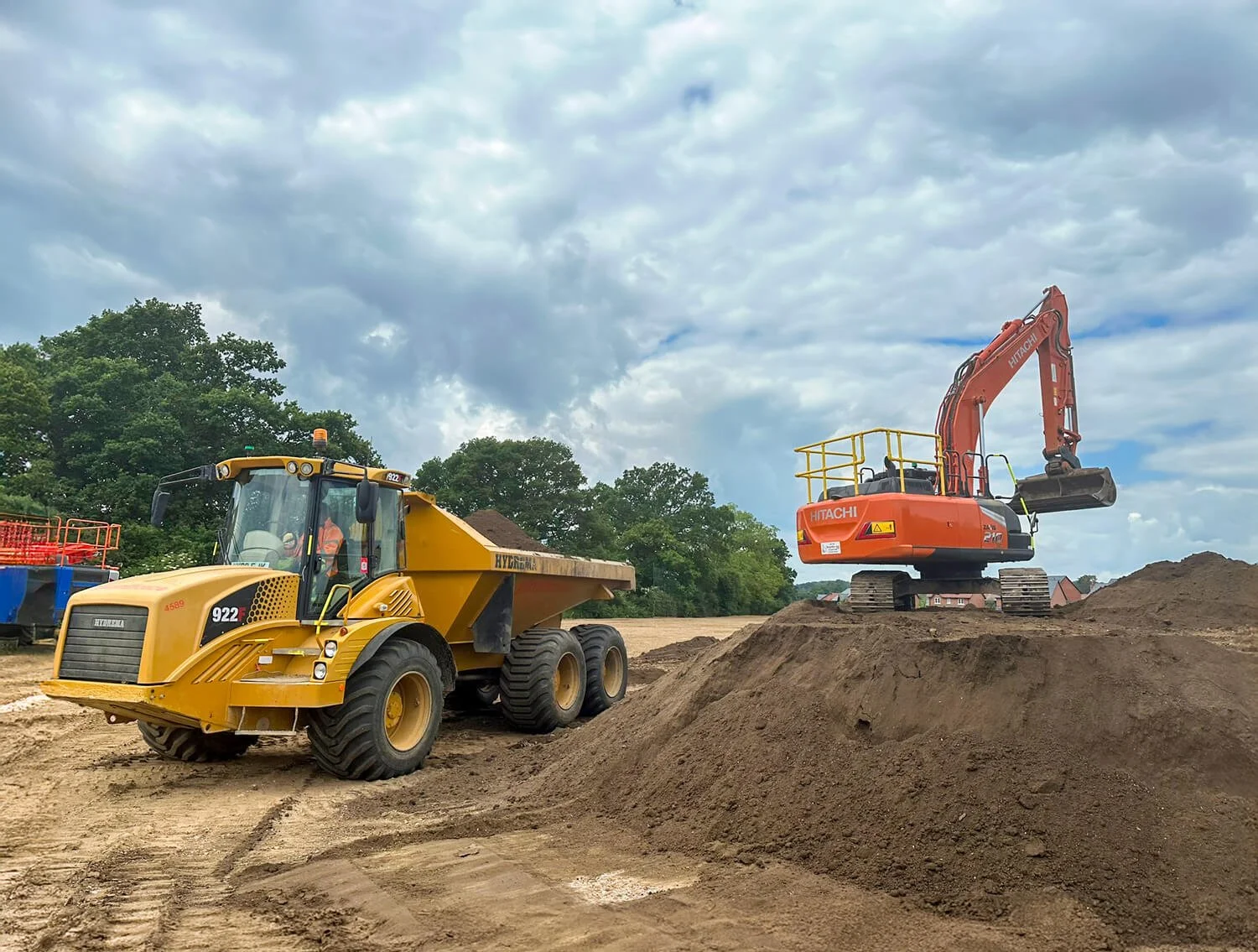 Highlands Park Sports Pitch Plateau Takes Shape Near Henley-on-Thames