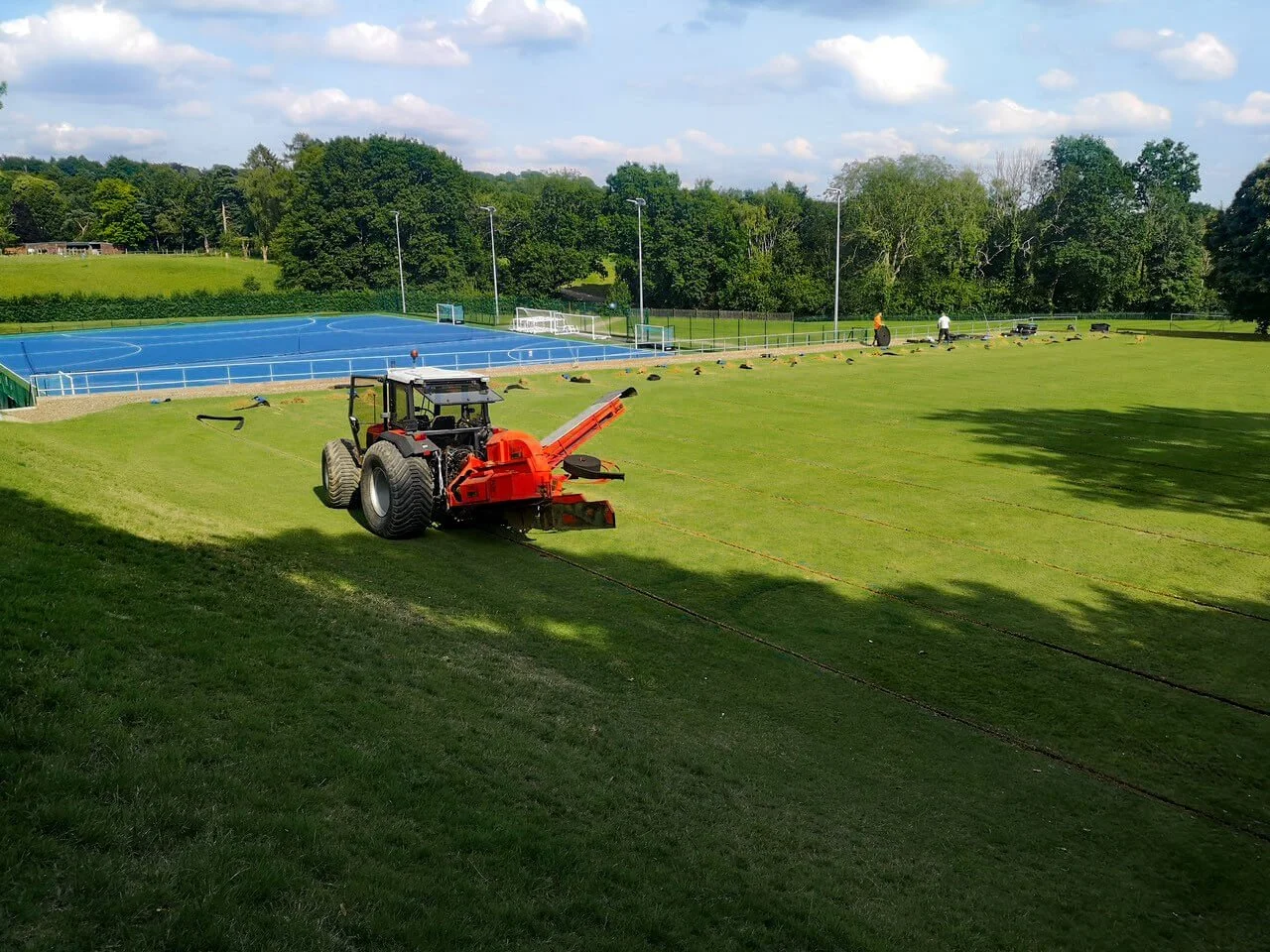 Sports Pitch Drainage Improvements Installed By Turfdry Enhance Hazelwood School Campus