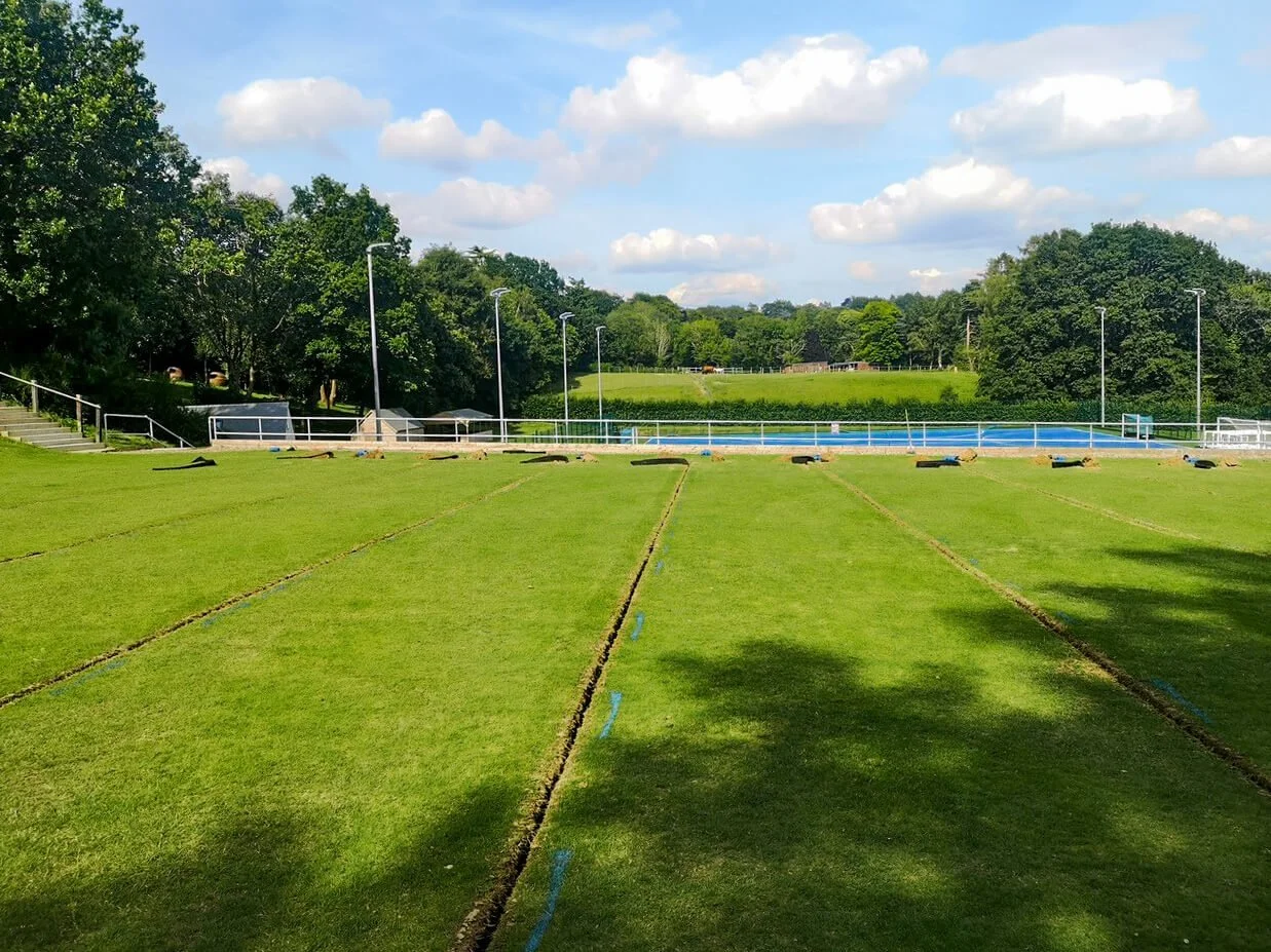 Sports Pitch Drainage Installation - July 2024