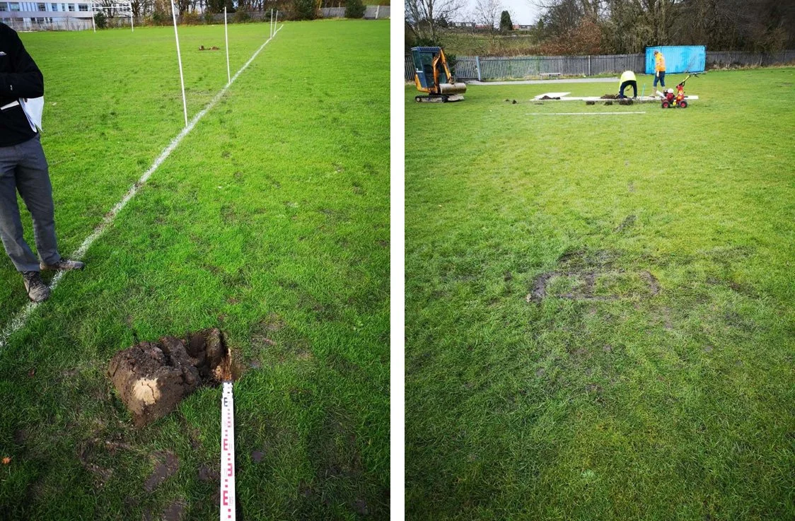Hollingworth Academy Pitch Drainage Inspection 2020