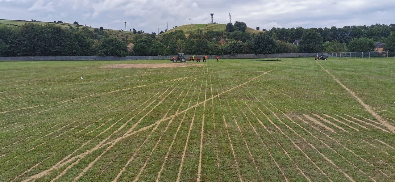 Hollingworth Academy Pitch Drainage Installation 2025 