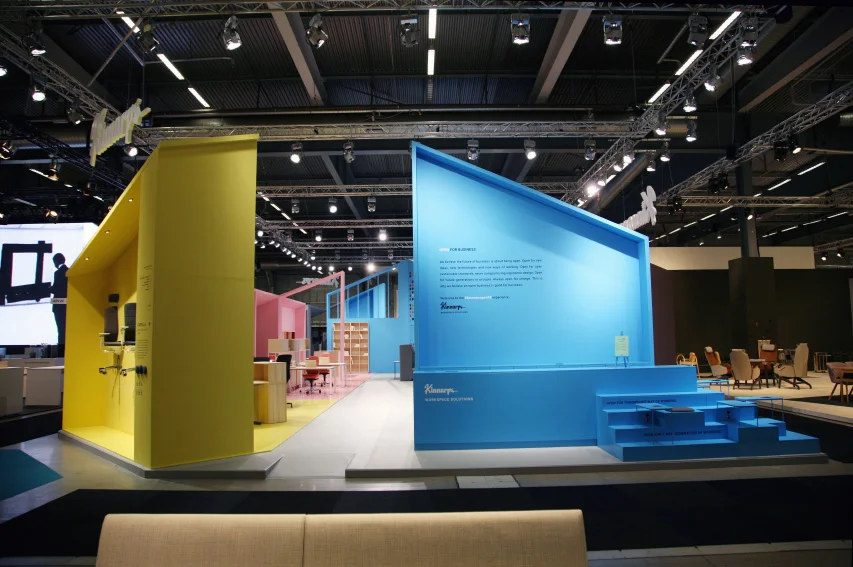 Bästa montern hade självklart Kinnarps! Designad av Johan Ronnestam/ROST Studio.
