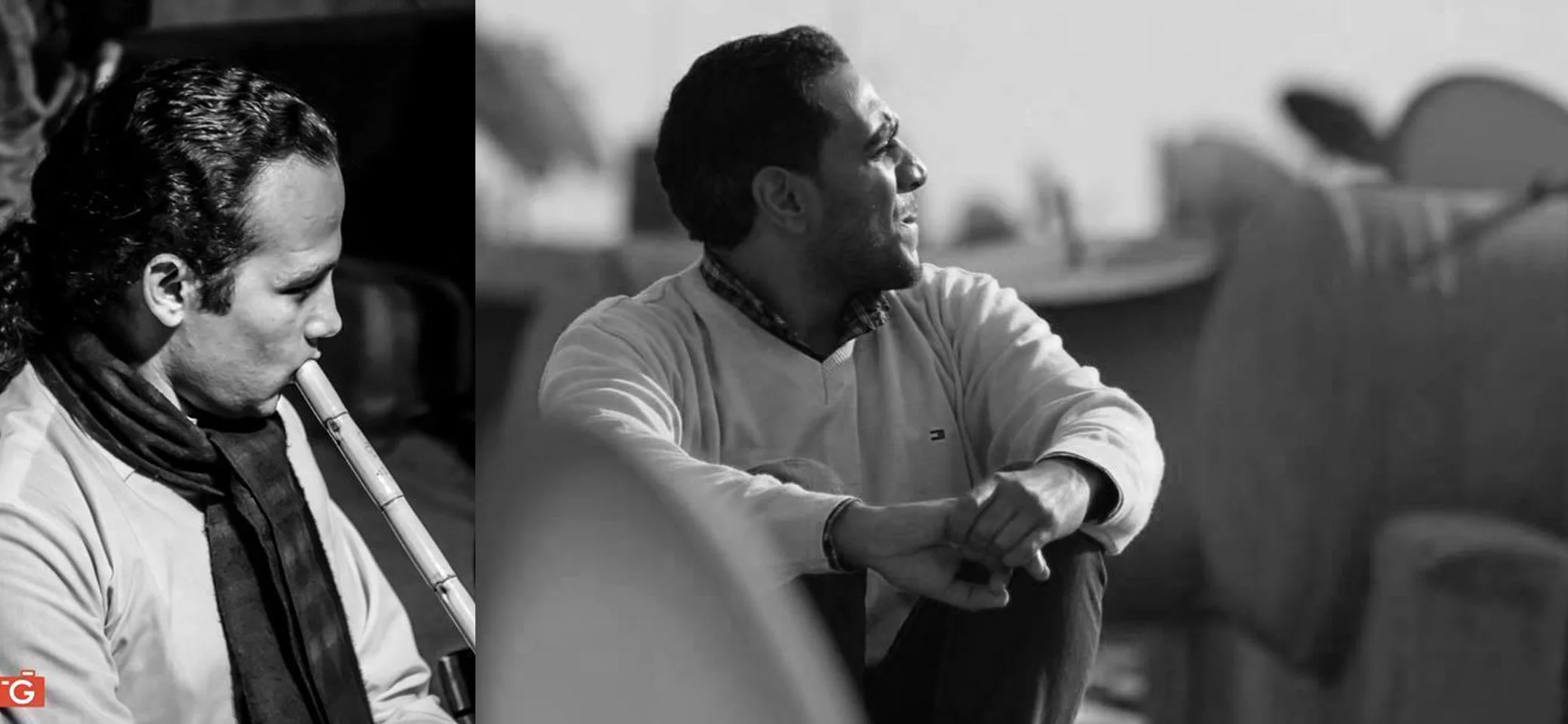 أمسيه شعريه ل"محمد عباس" بمصاحبة حسين درويش علي الناي "Poetry night with "Mohamed Abbas