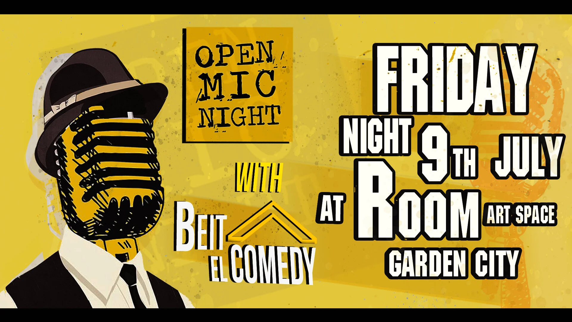 Beit El Comedy Open Mic at Room Garden City