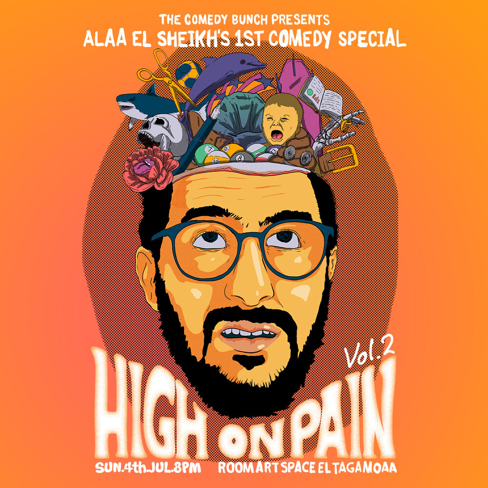 Alaa El Sheikh's First Comedy Special: High On Pain Vol.2 at Room New Cairo