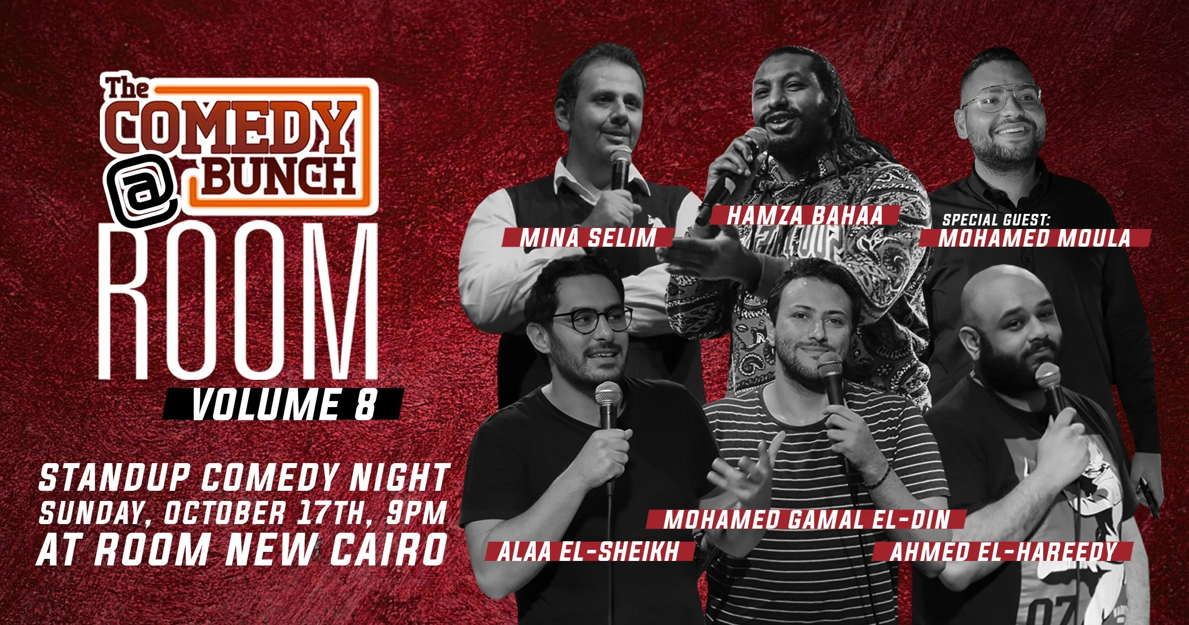 The Comedy Bunch at Room New Cairo: Volume 8