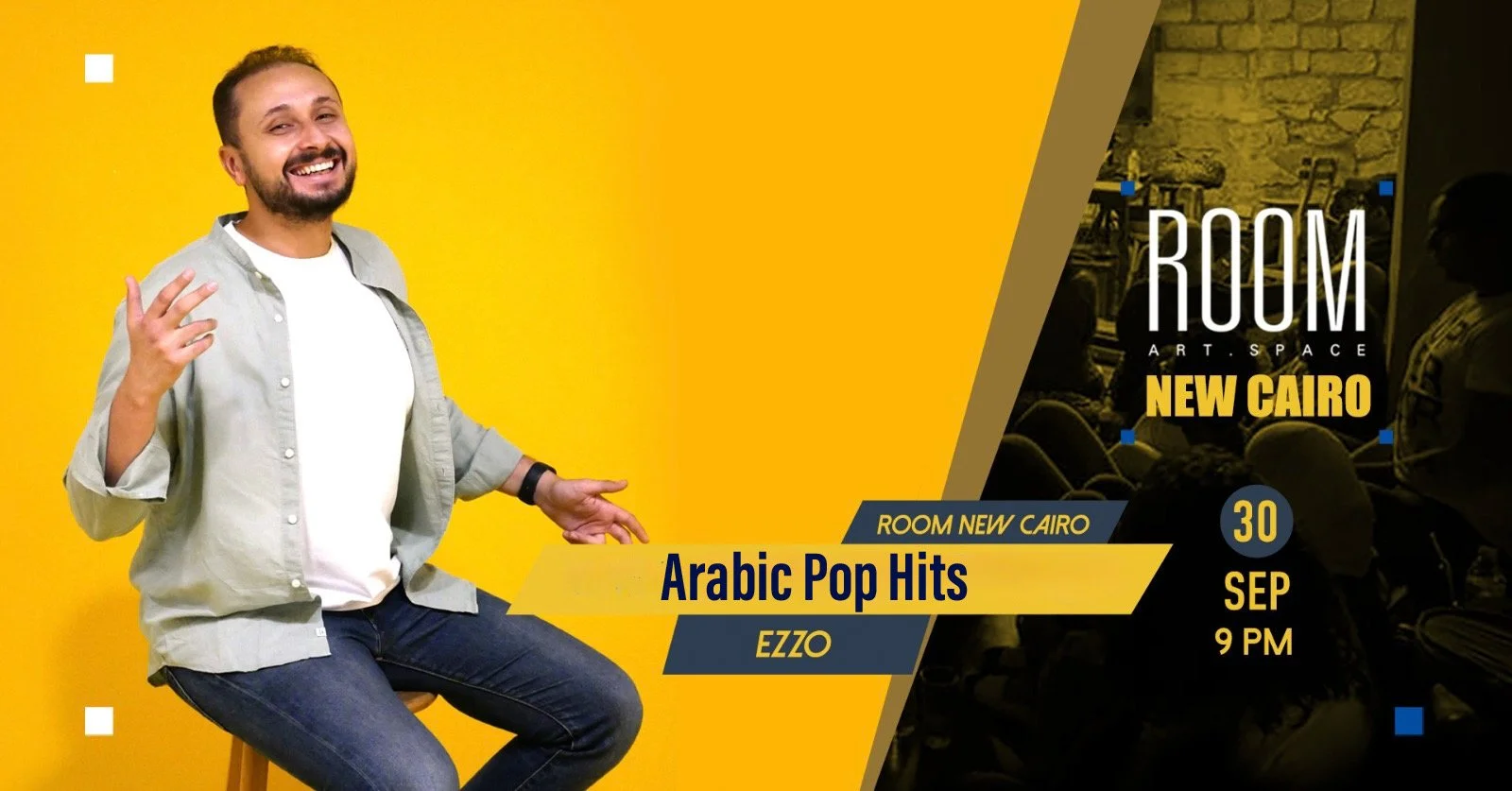 Arabic pop hits by Ezzo at Room New Cairo