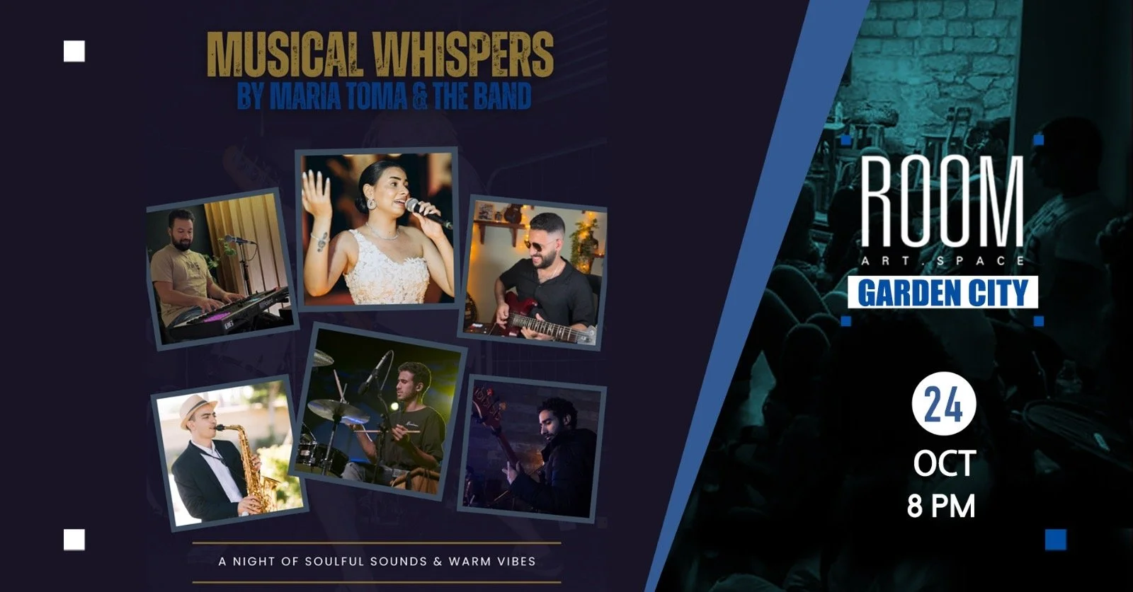 Musical Whispers (By Maria Toma&amp; The band) at Room Garden City