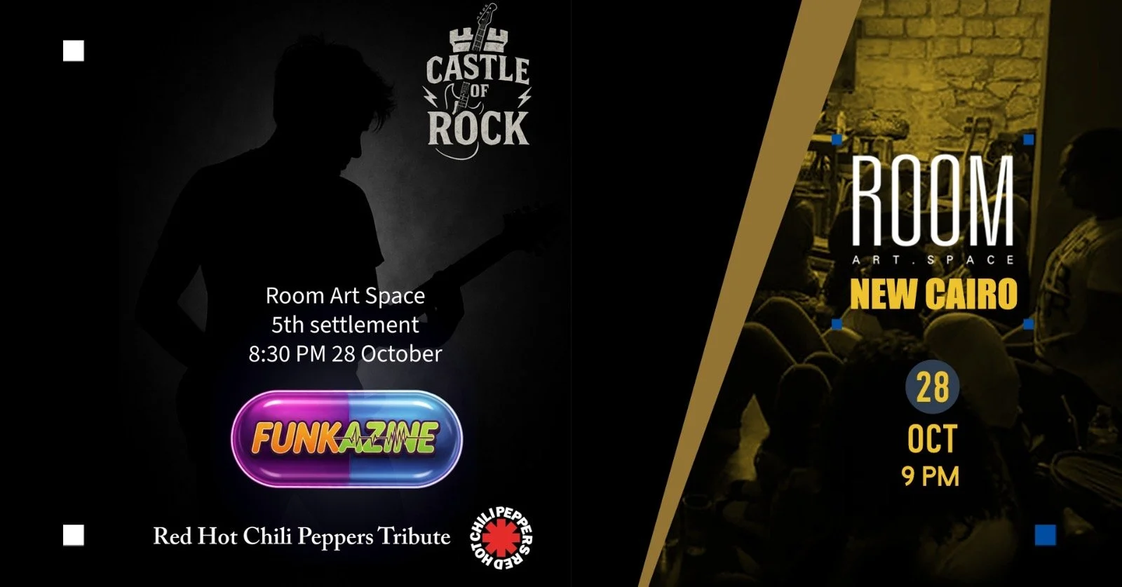 Castle of Rock feat. Funkazine (Red Hot Chili Peppers Tribute) at  Room New Cairo