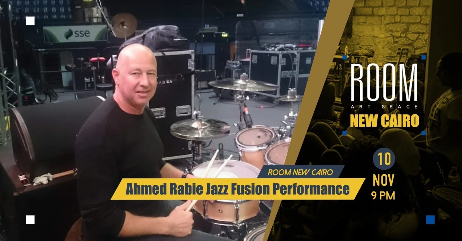 Ahmed Rabie jazz fusion project at Room New Cairo