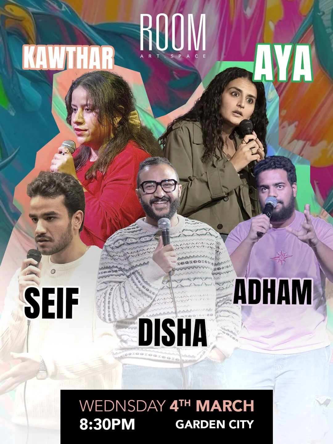 Stand-up comedy show at Room Garden City 