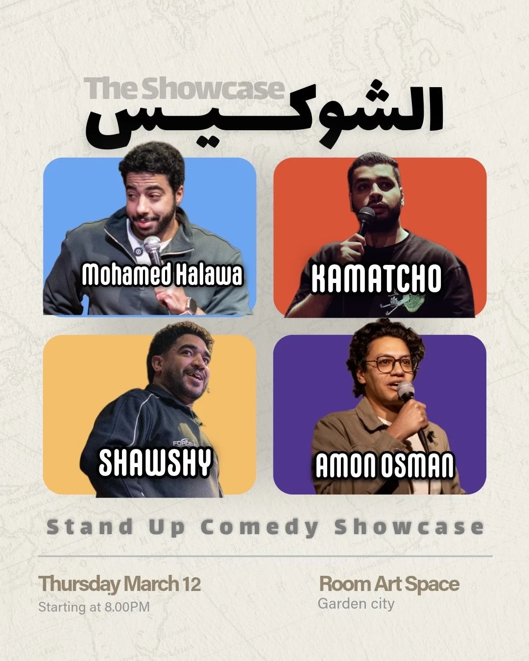 Stand-up Comedy Showcase  at Room Garden City