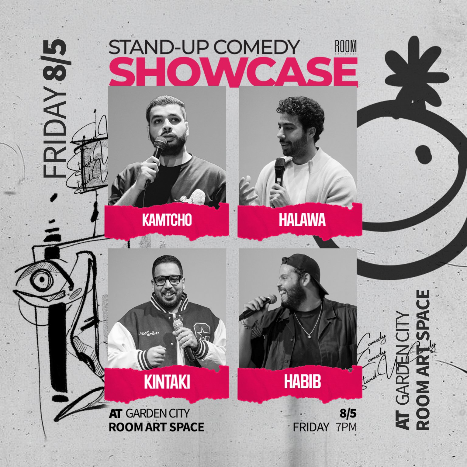 Showcase standup  at Room Garden City 