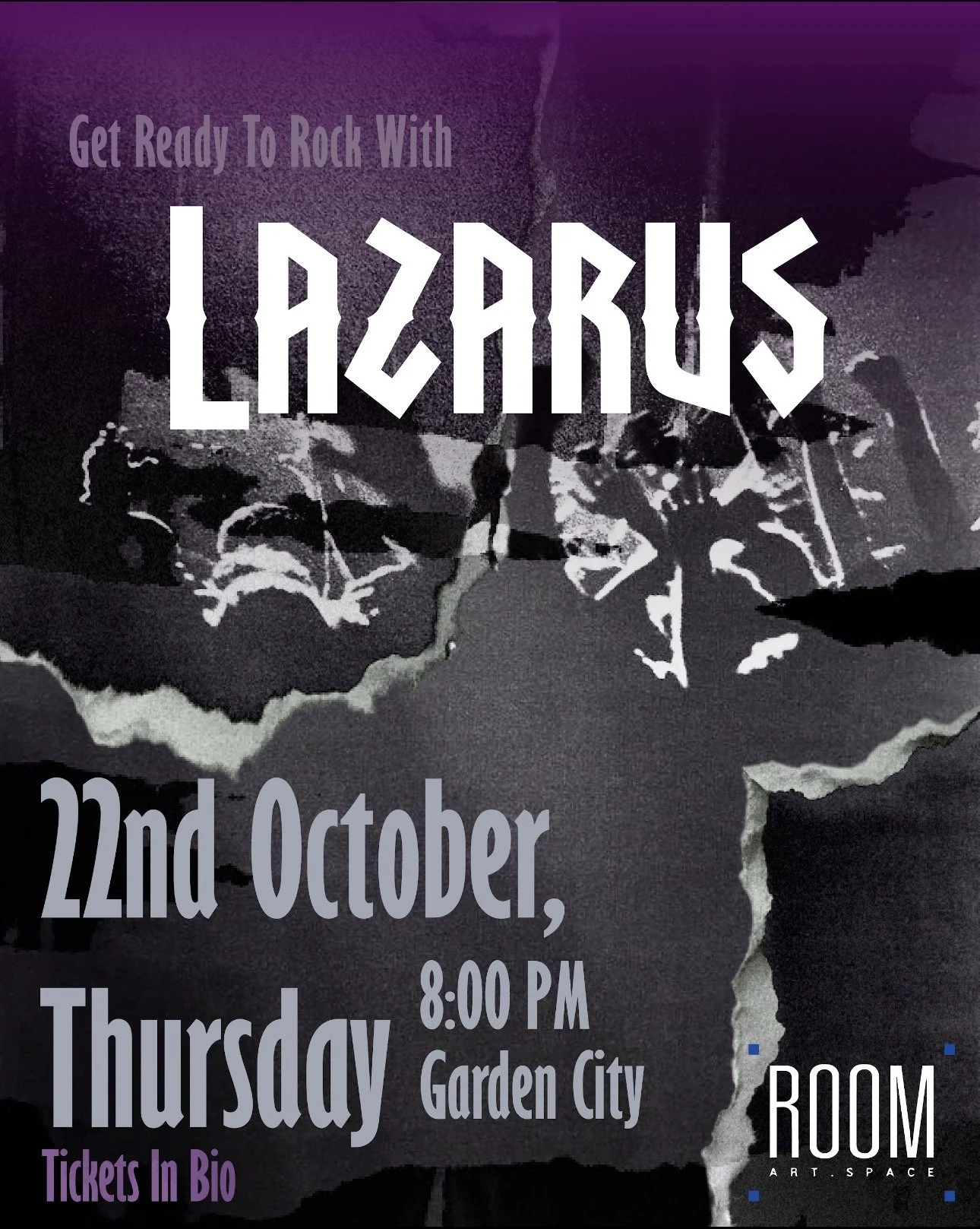 Lazarus Live: Classic Rock Edition at Room Garden city