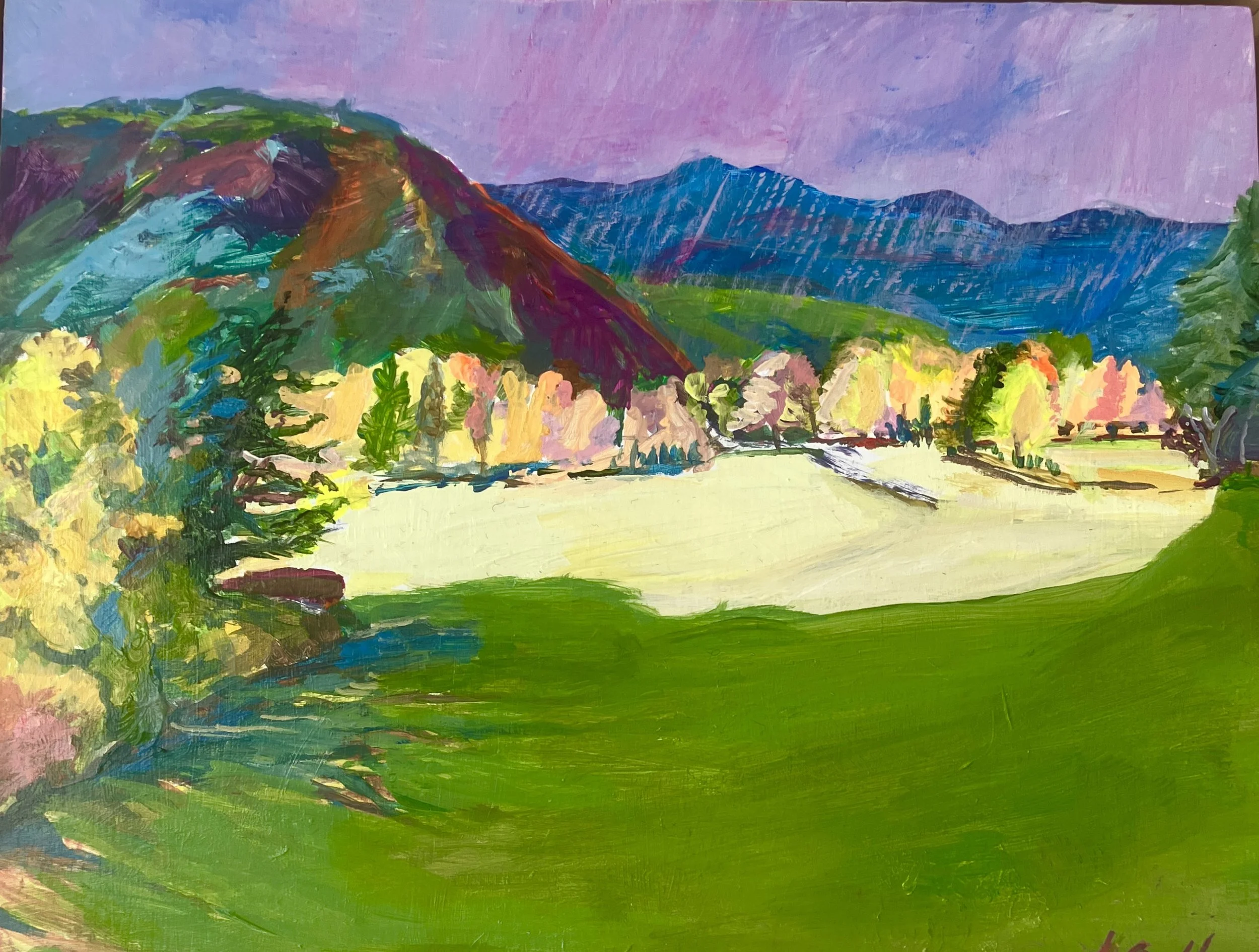 Just Before Sunset; North Conway