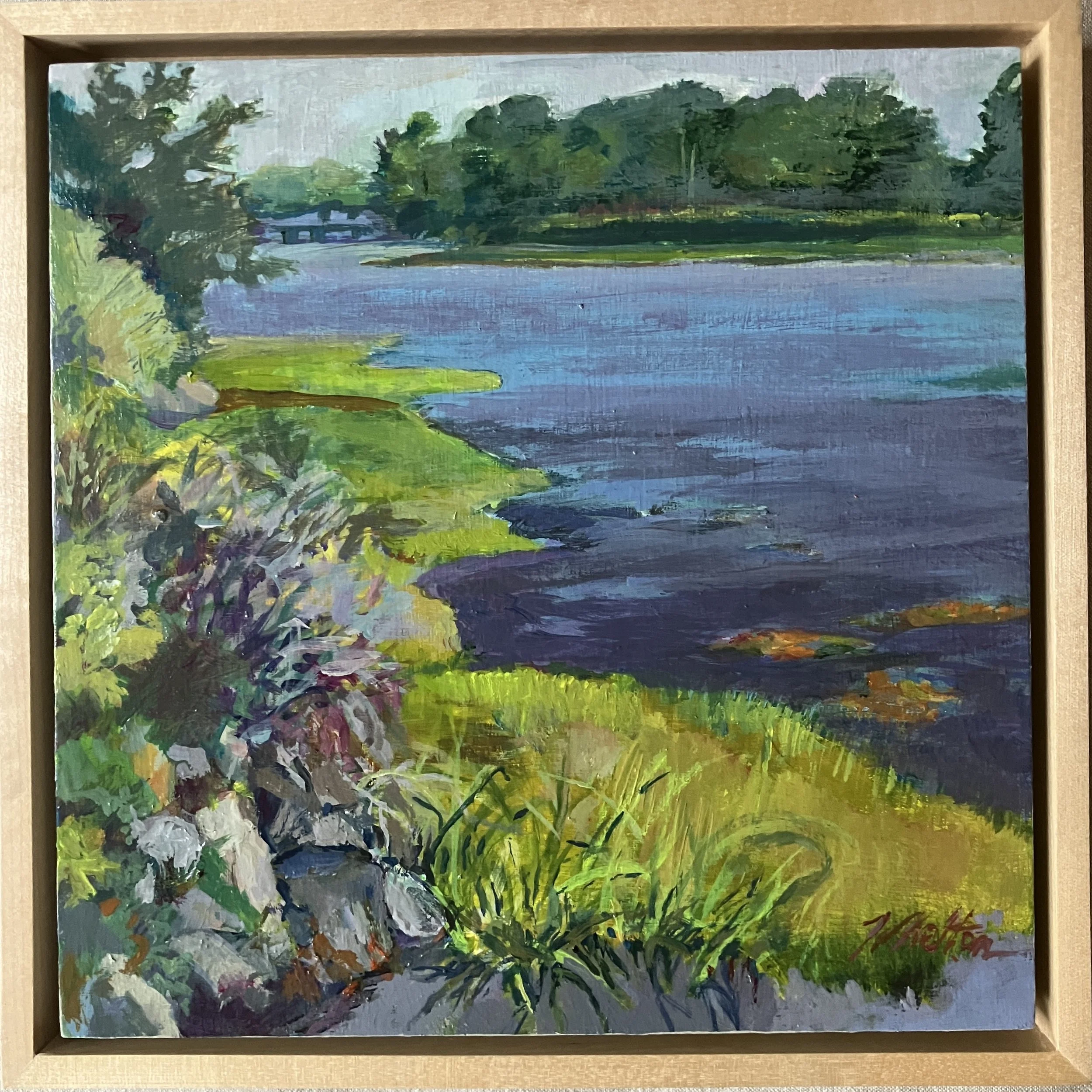 From the Wharf at George Marshall Store Gallery (York, Maine)
