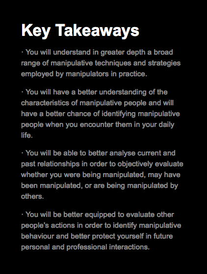 Of people manipulative behaviors 5 5 Types