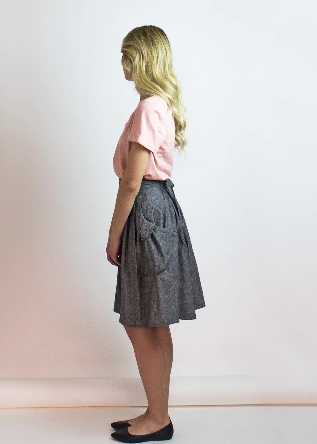 Heartland wrap skirt Organic cotton Hemp SimonesRose
