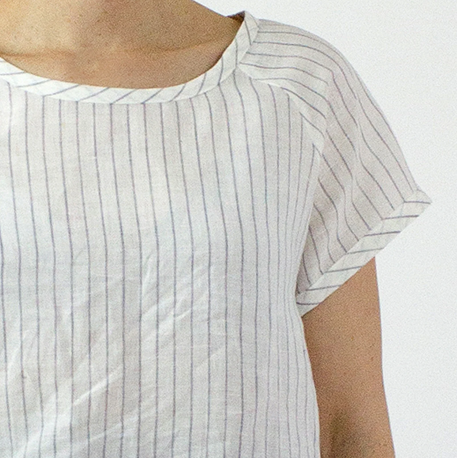 Eloise woven linen tshirt SimonesRose