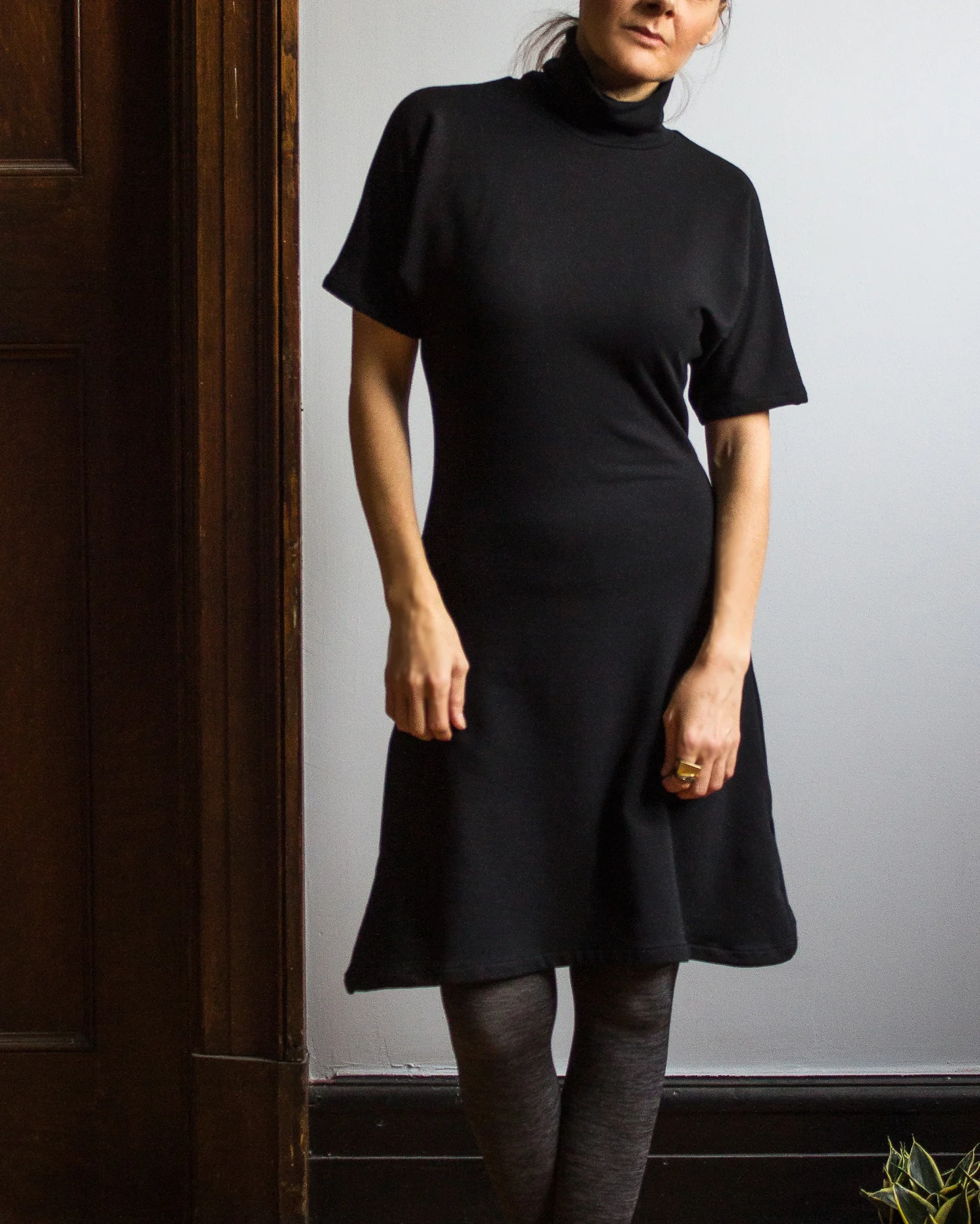 Lyola stretch organic cotton lyocell dress