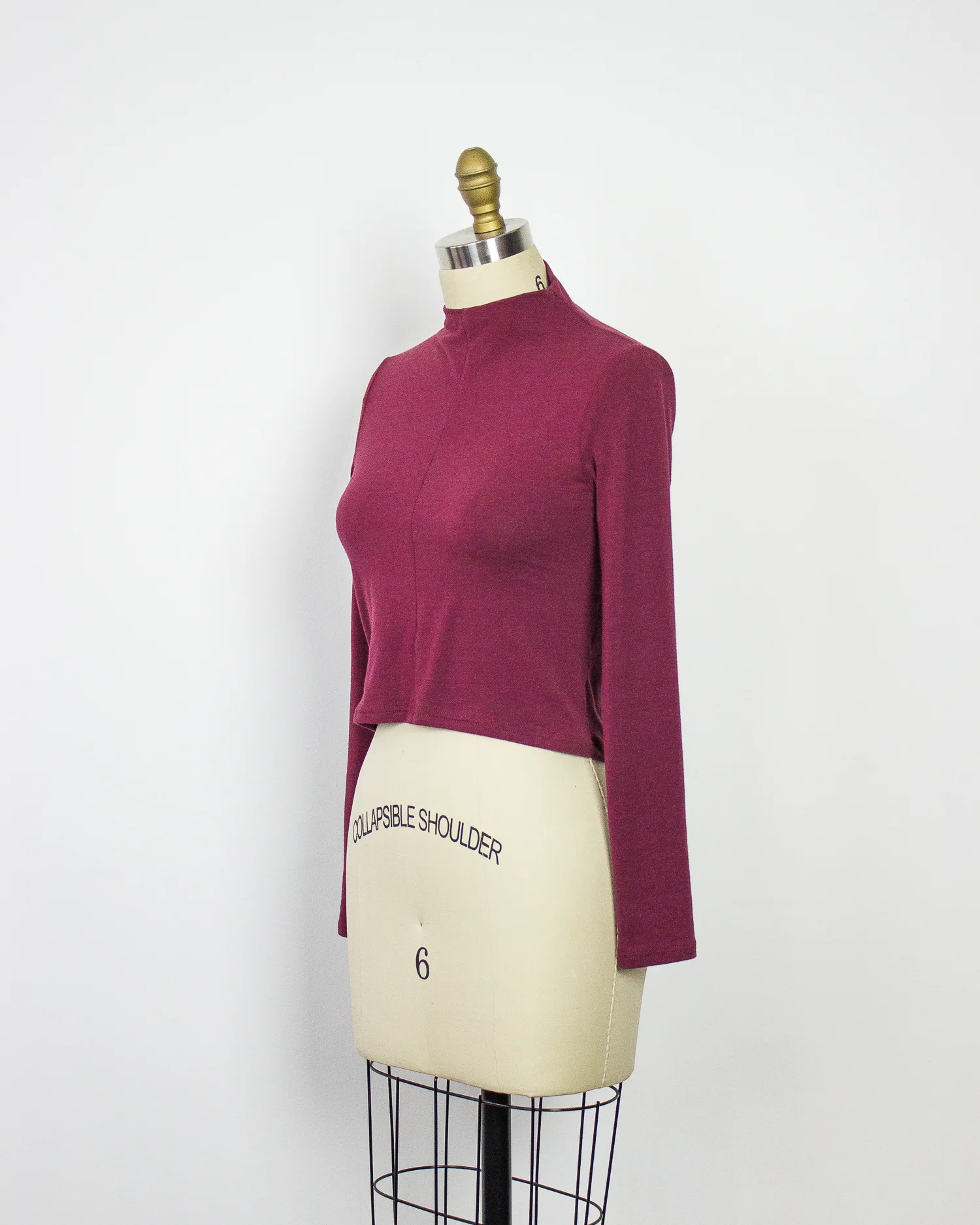 Mock neck long sleeve - Simones Rose basics