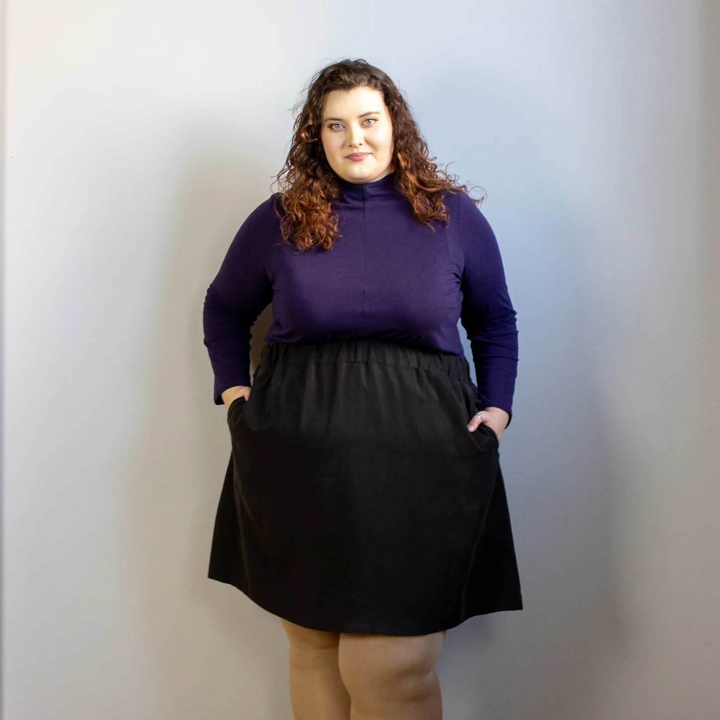 Mock neck long sleeve - Simones Rose basics