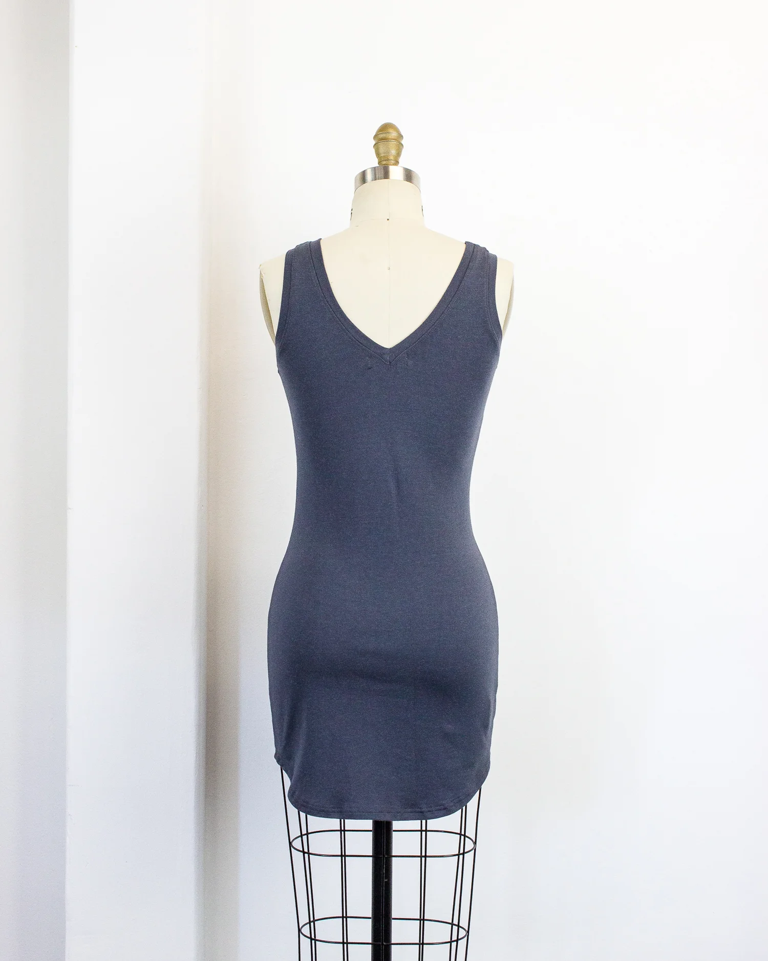 Slate Gray Sasha tunic tank Simone's Rose