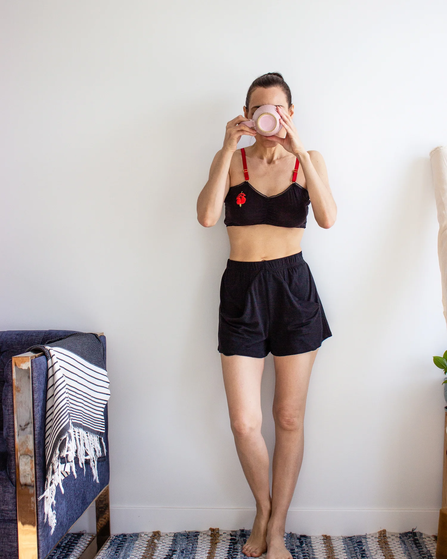 SimonesRose collection James lounge short