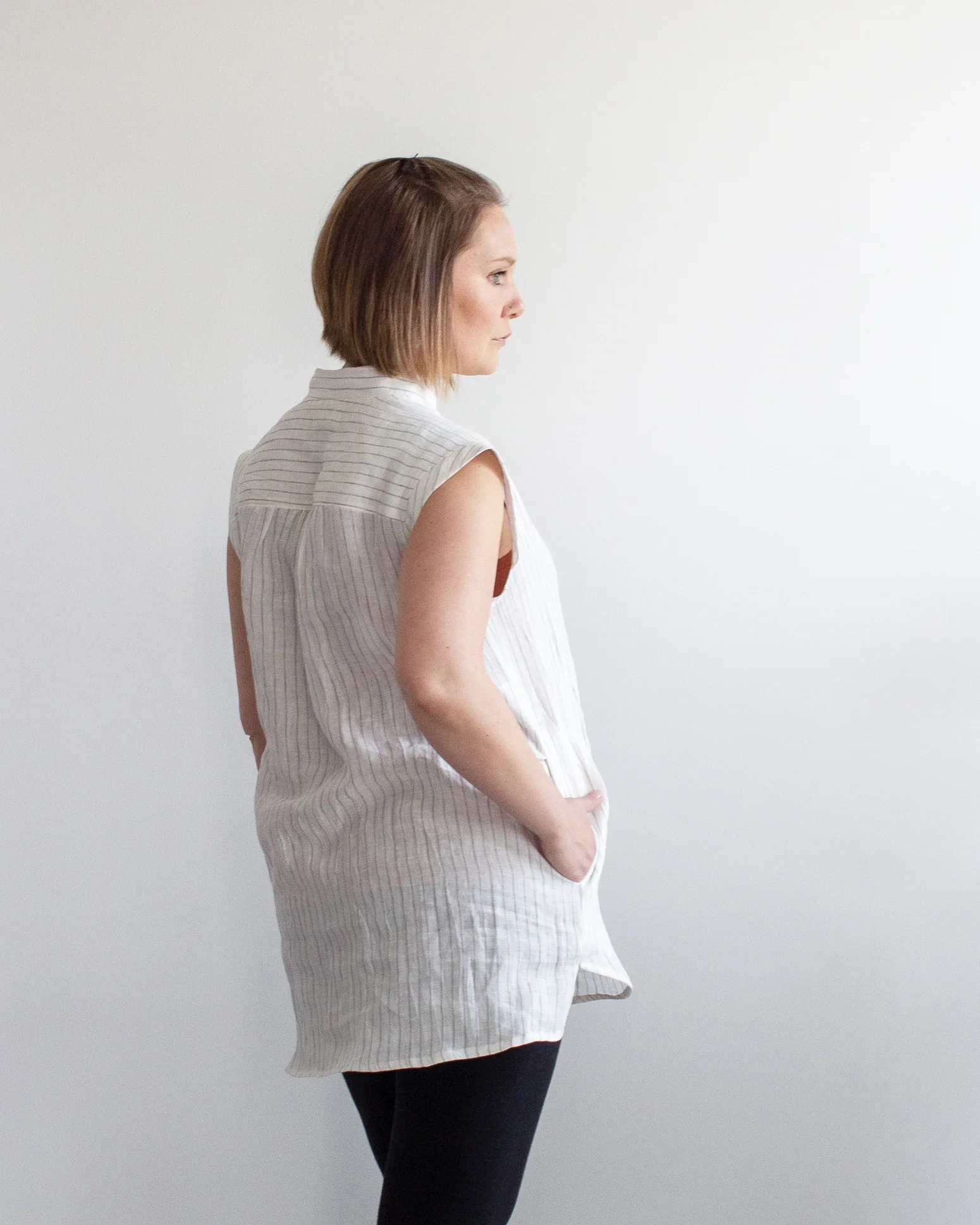 SimonesRose Joella linen blouse SS19