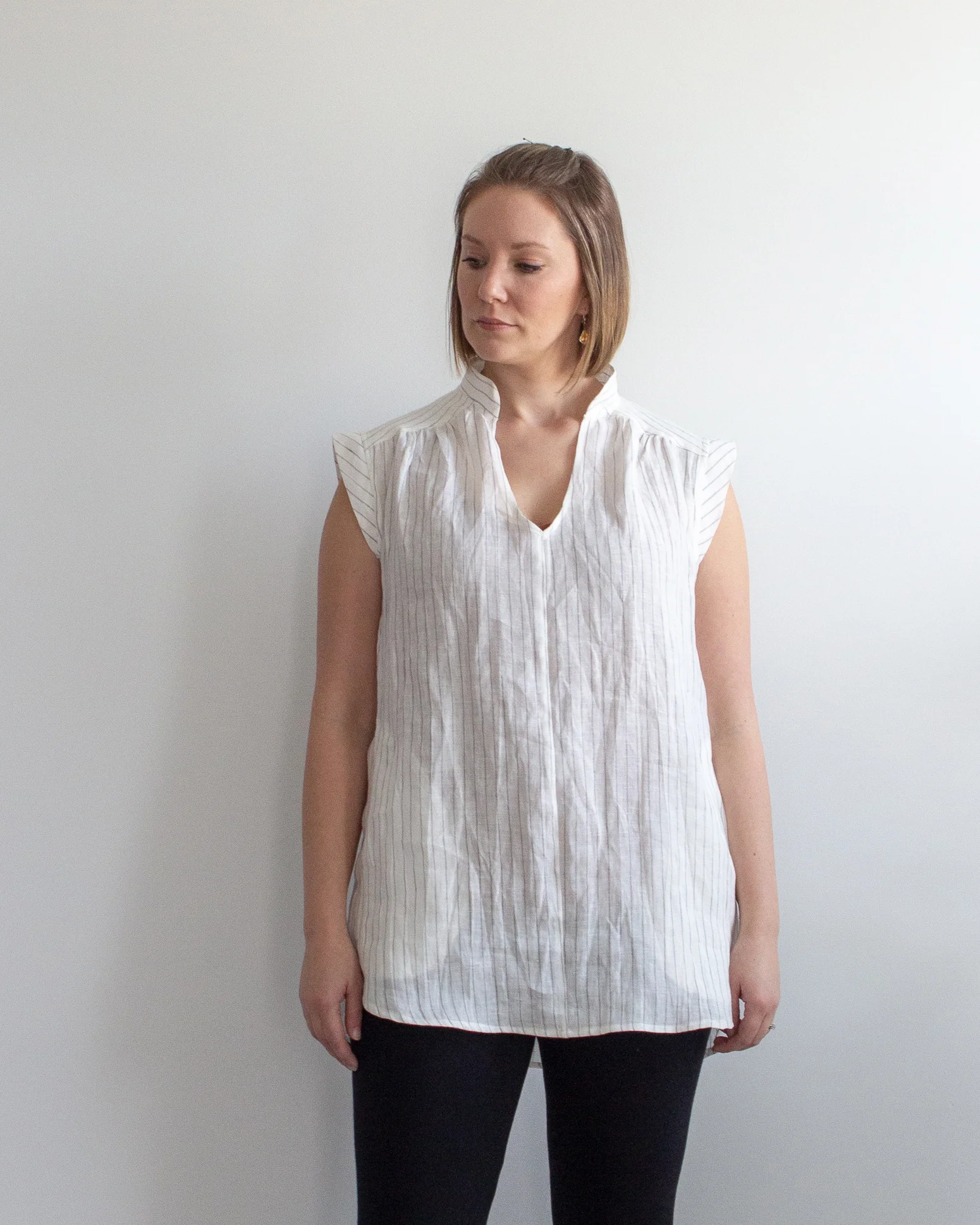 SimonesRose Joella linen blouse SS19