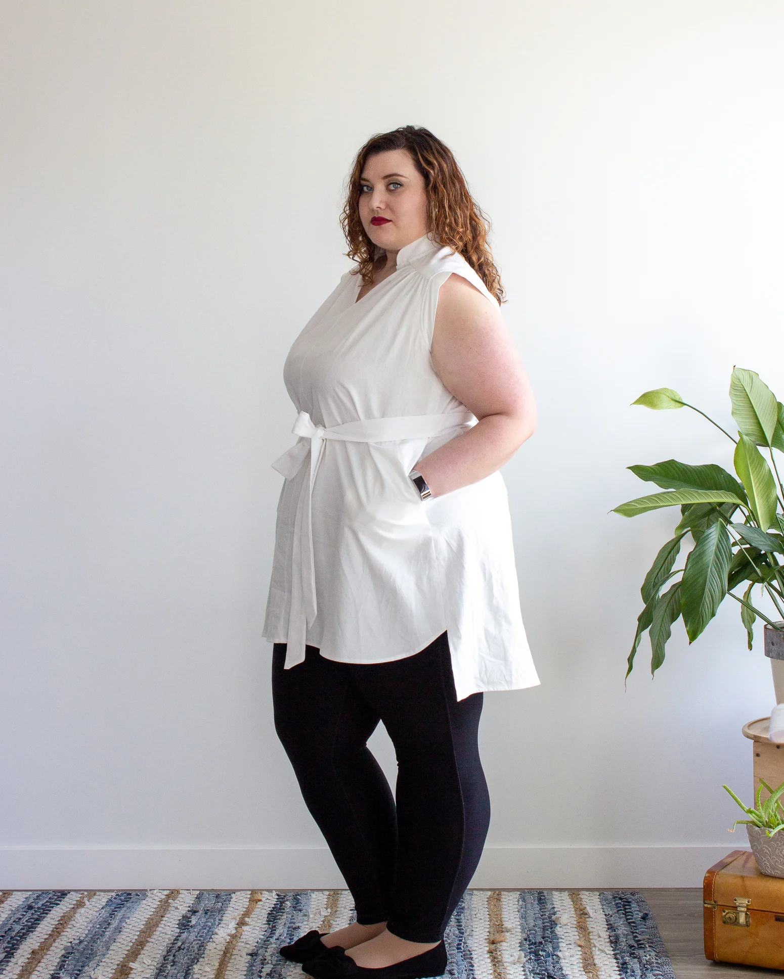Custom fit Joella blouse / tunic length Organic cotton