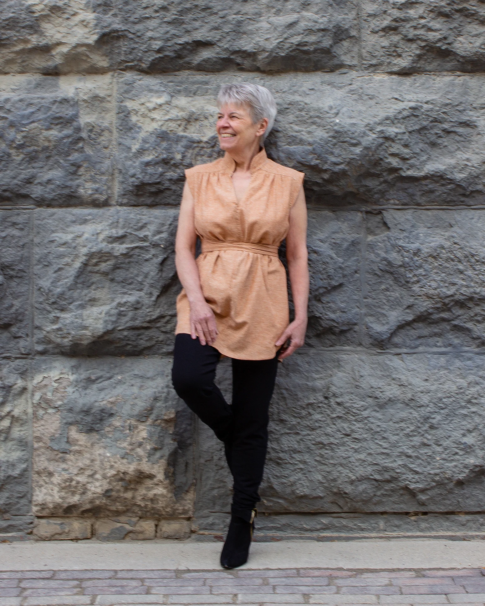 Joella blouse / soft rust / Simones Rose SS19