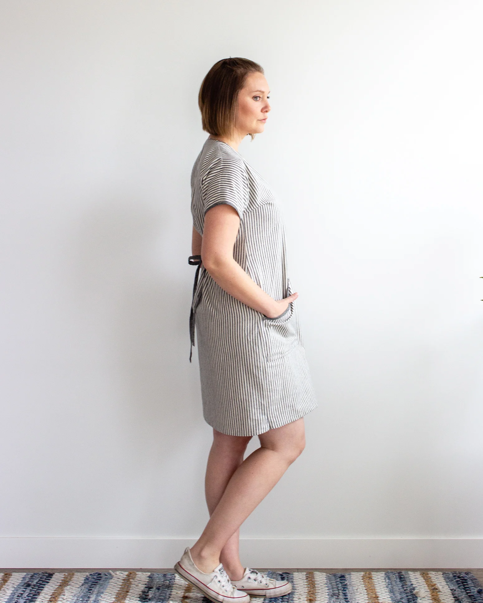 Simones Rose Organic cotton hemp Maker dress SS19