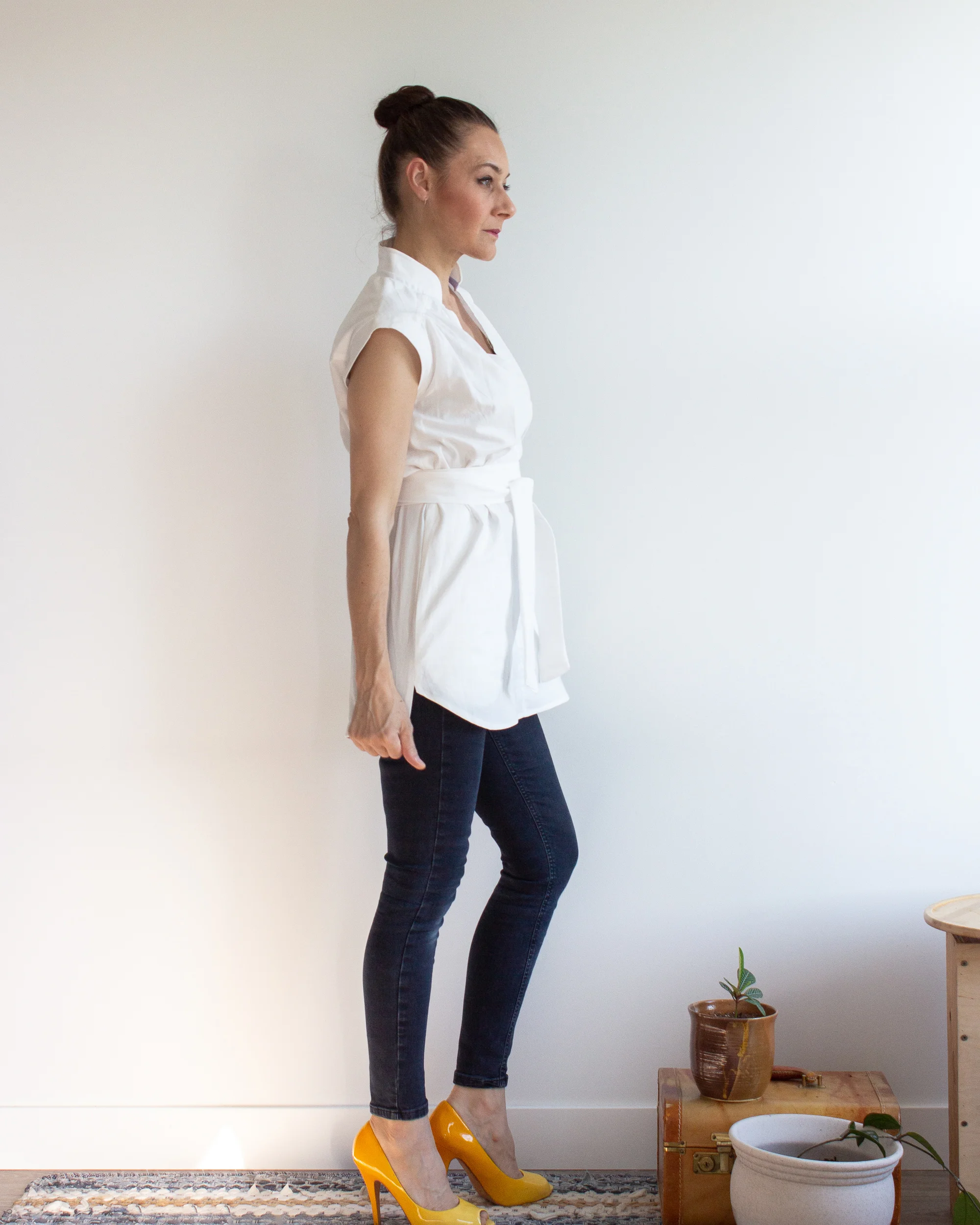 Joella Organic cotton blouse / SimonesRose.com