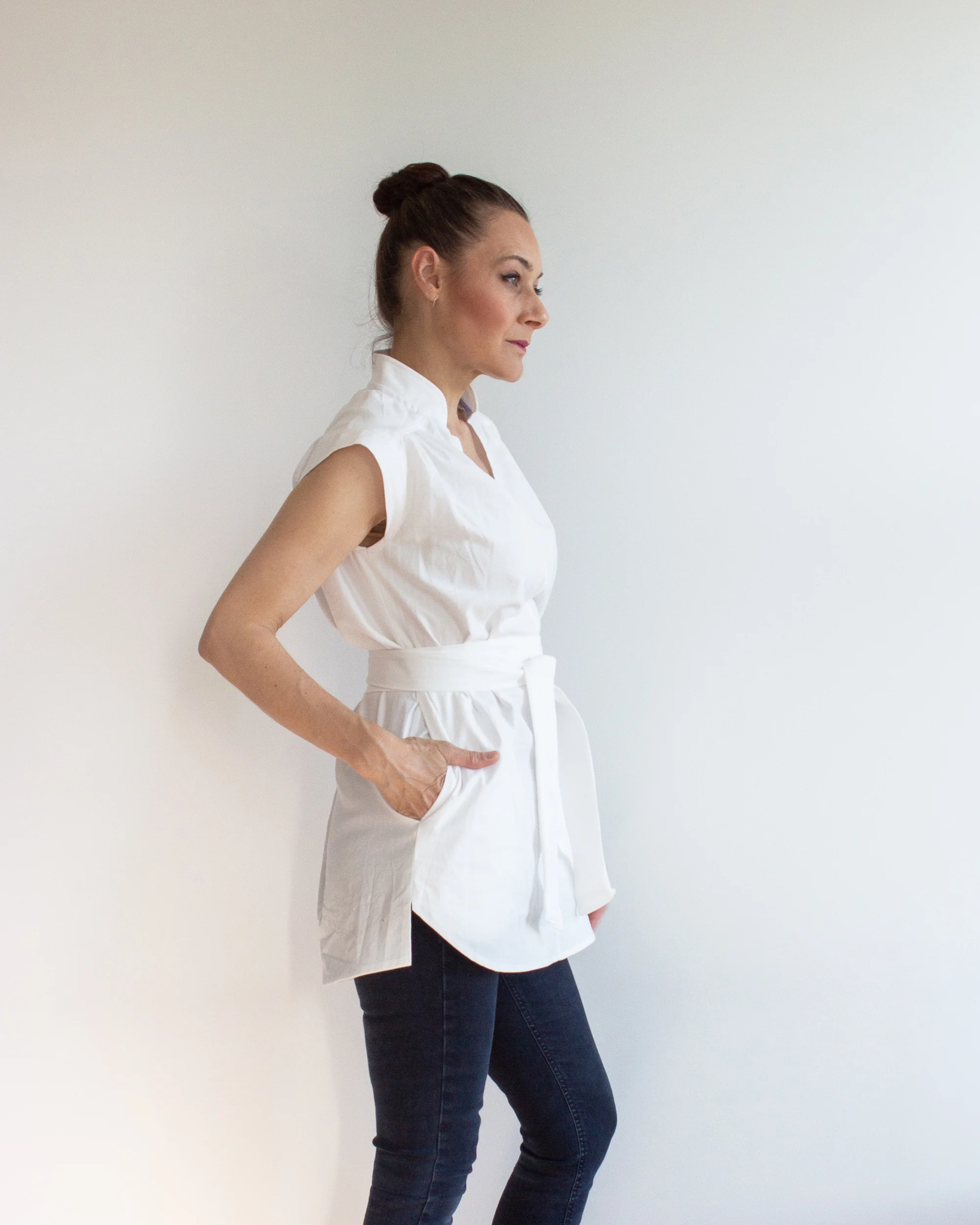 Joella Organic cotton blouse / SimonesRose.com