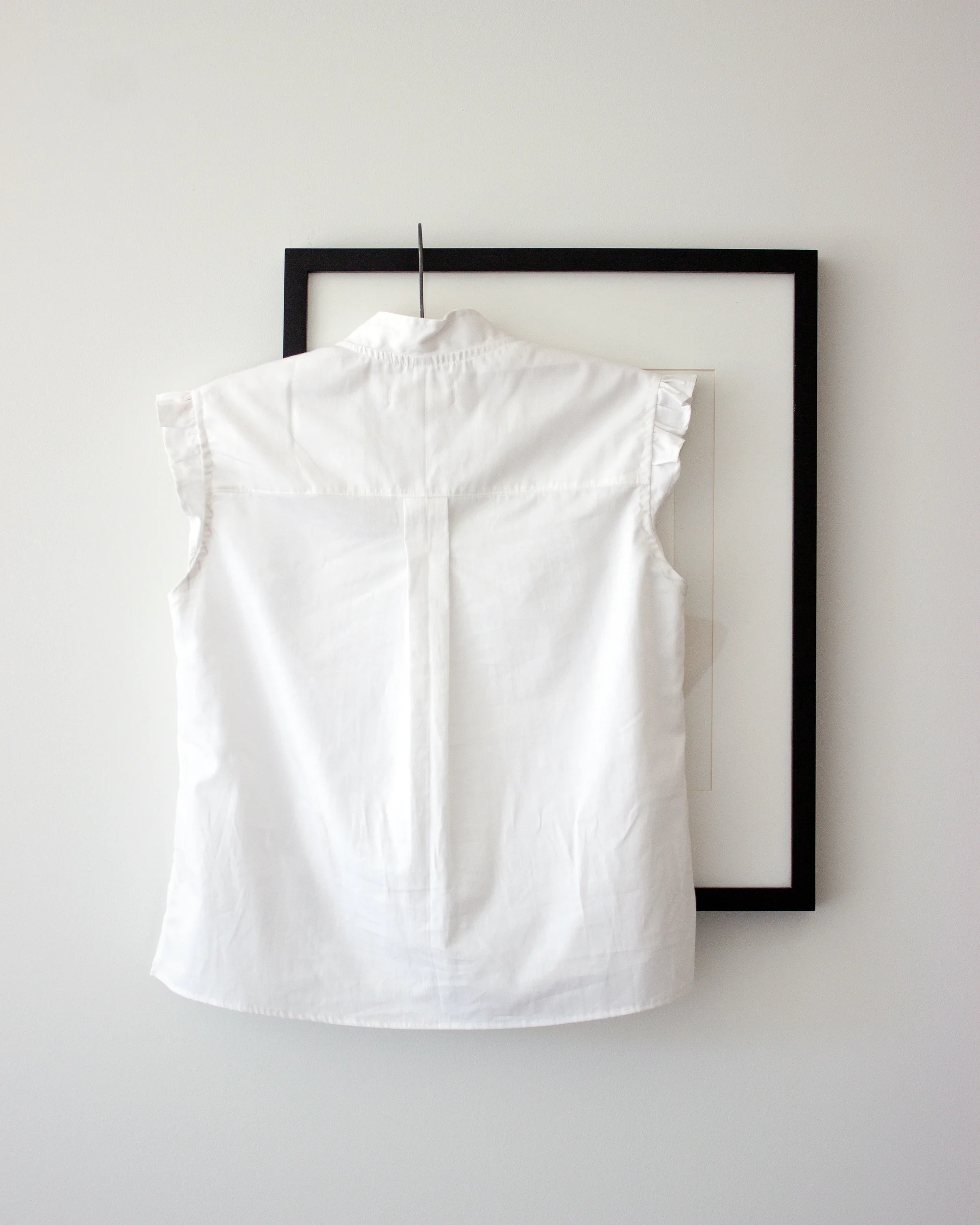 Jenna crop boxy white blouse / Simonesrose.com / Ethically made fashion