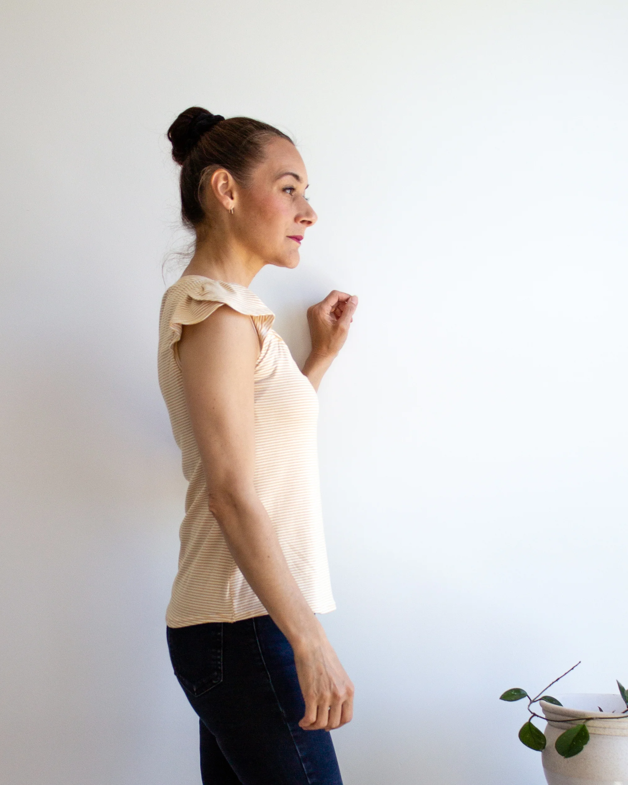 Bardot tuplip sleeve top / SimonesRose.com