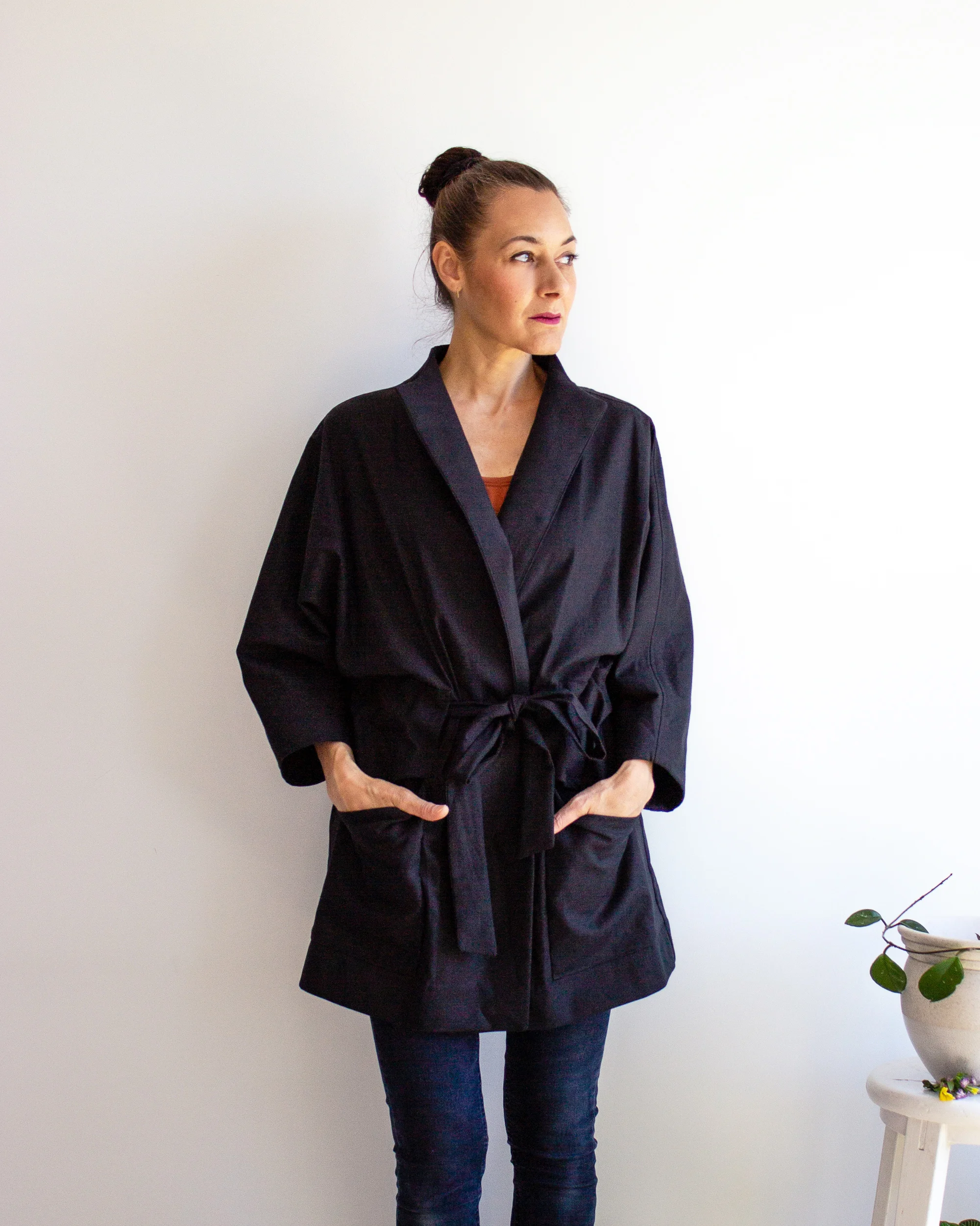 Northa jacket / organic cotton and linen blazer / SimonesRose.com