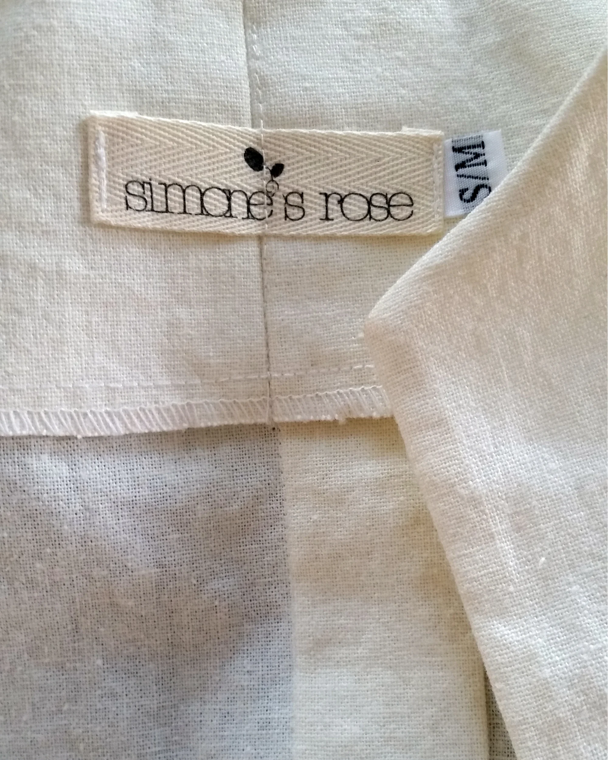 GINN organic cotton + organic linen jacket / blazer / blouse - SIMONESROSE.COM