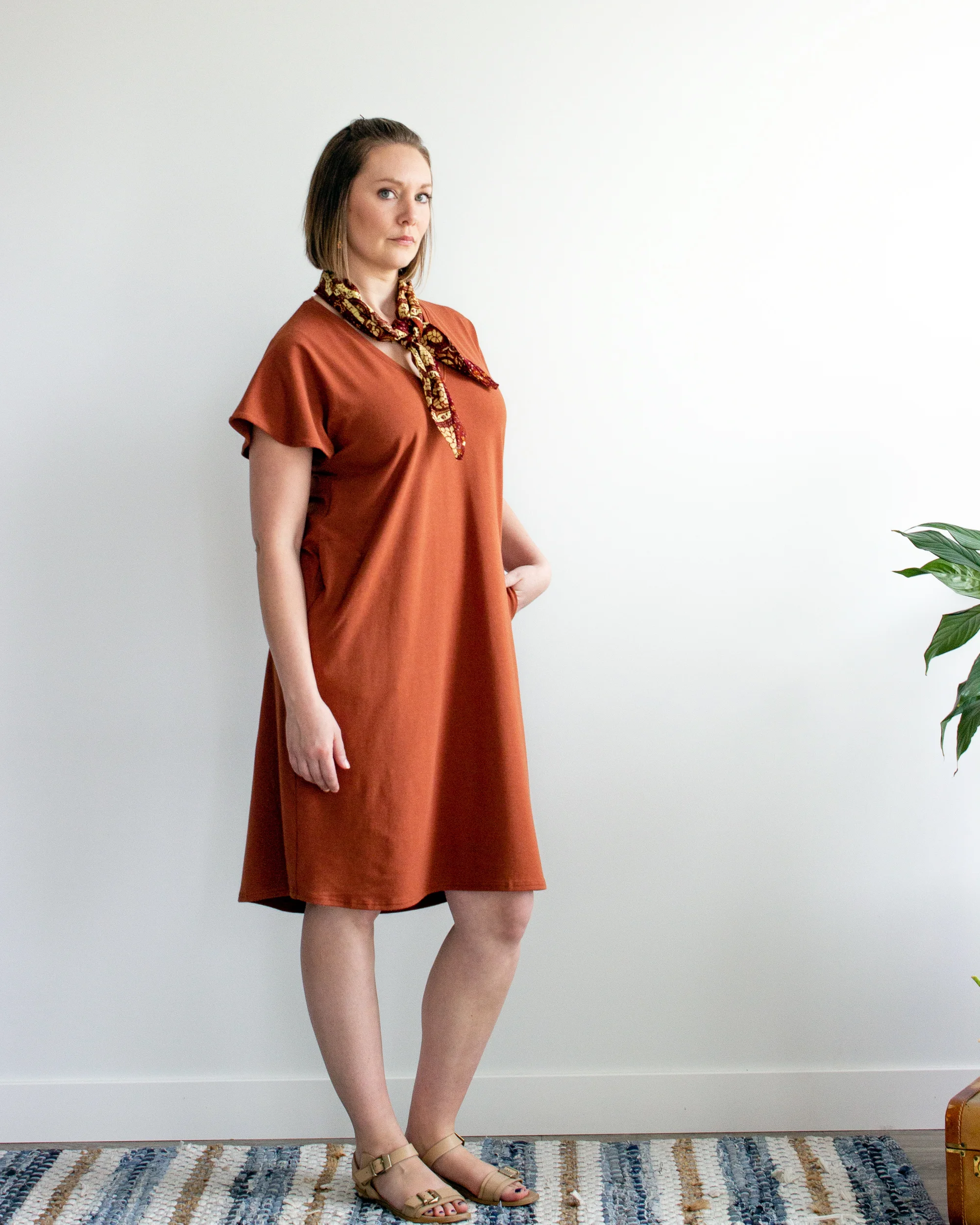 Marigold t-shirt dress / SimonesRose.com