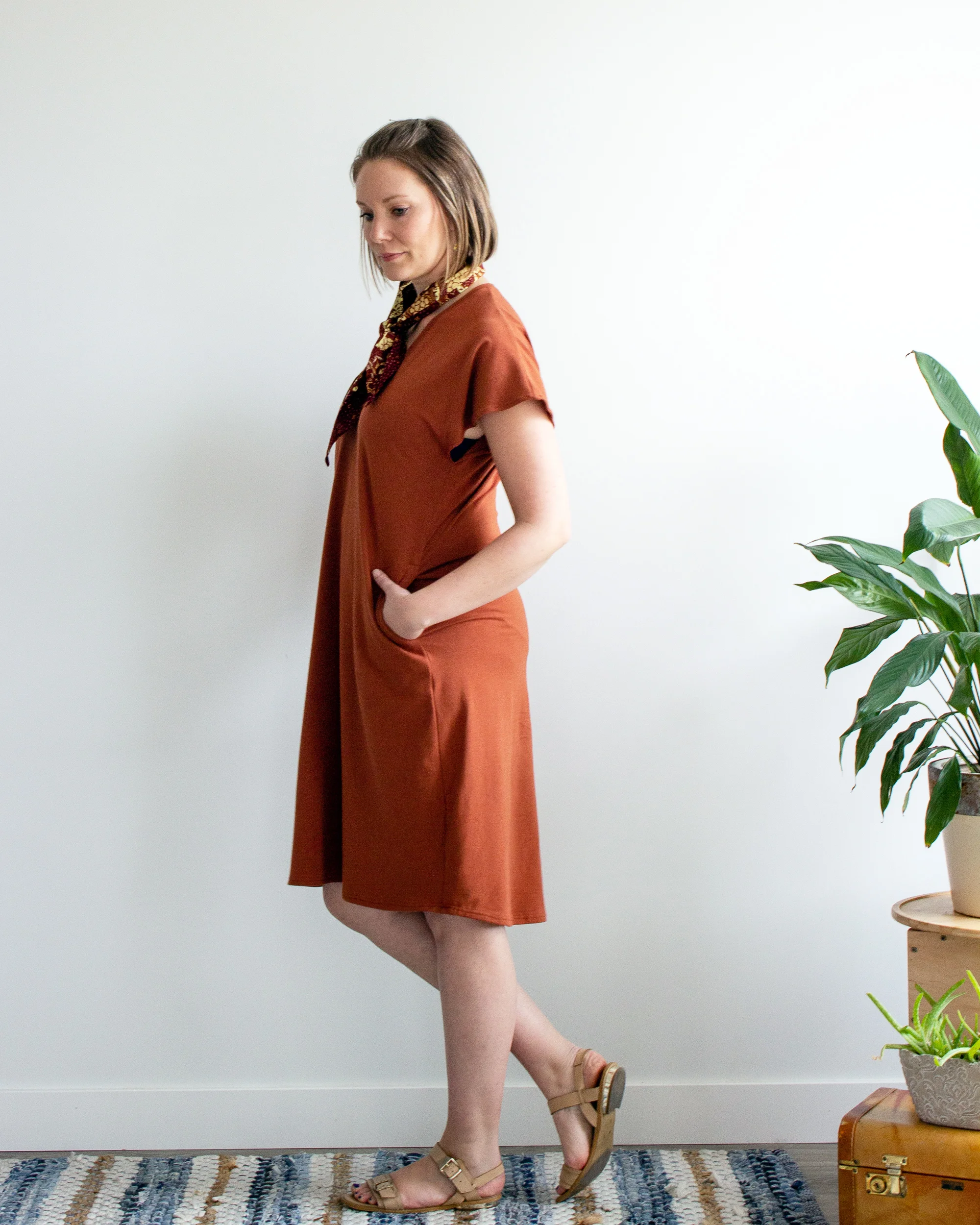 Marigold t-shirt dress / SimonesRose.com