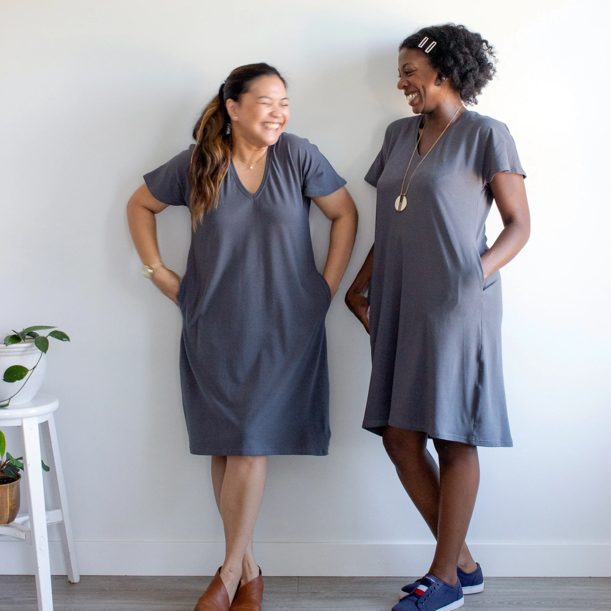 SIMONE'S ROSE - Marigold oversized tshirt dress