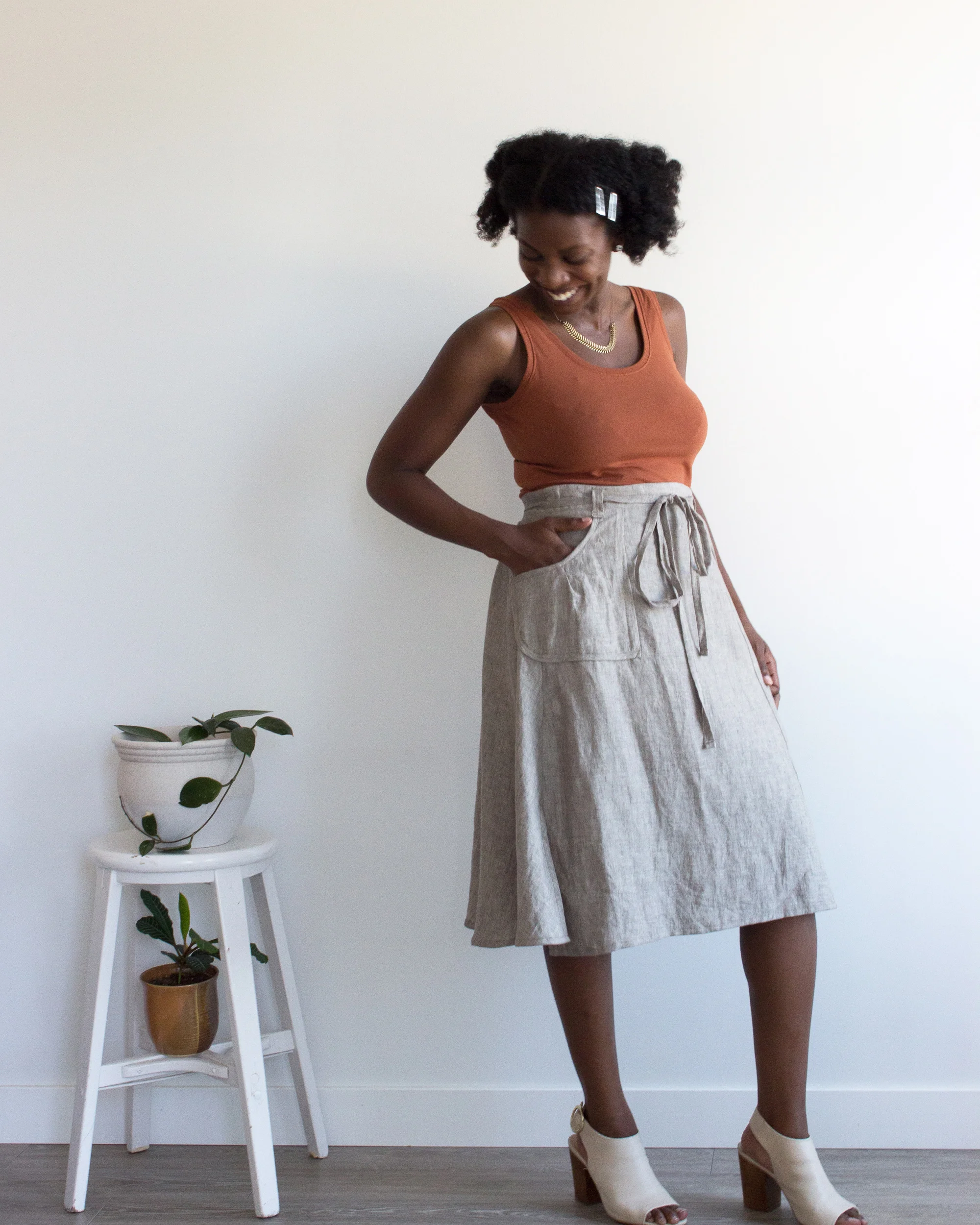 Sakea wrap skirt - SimonesRose.com