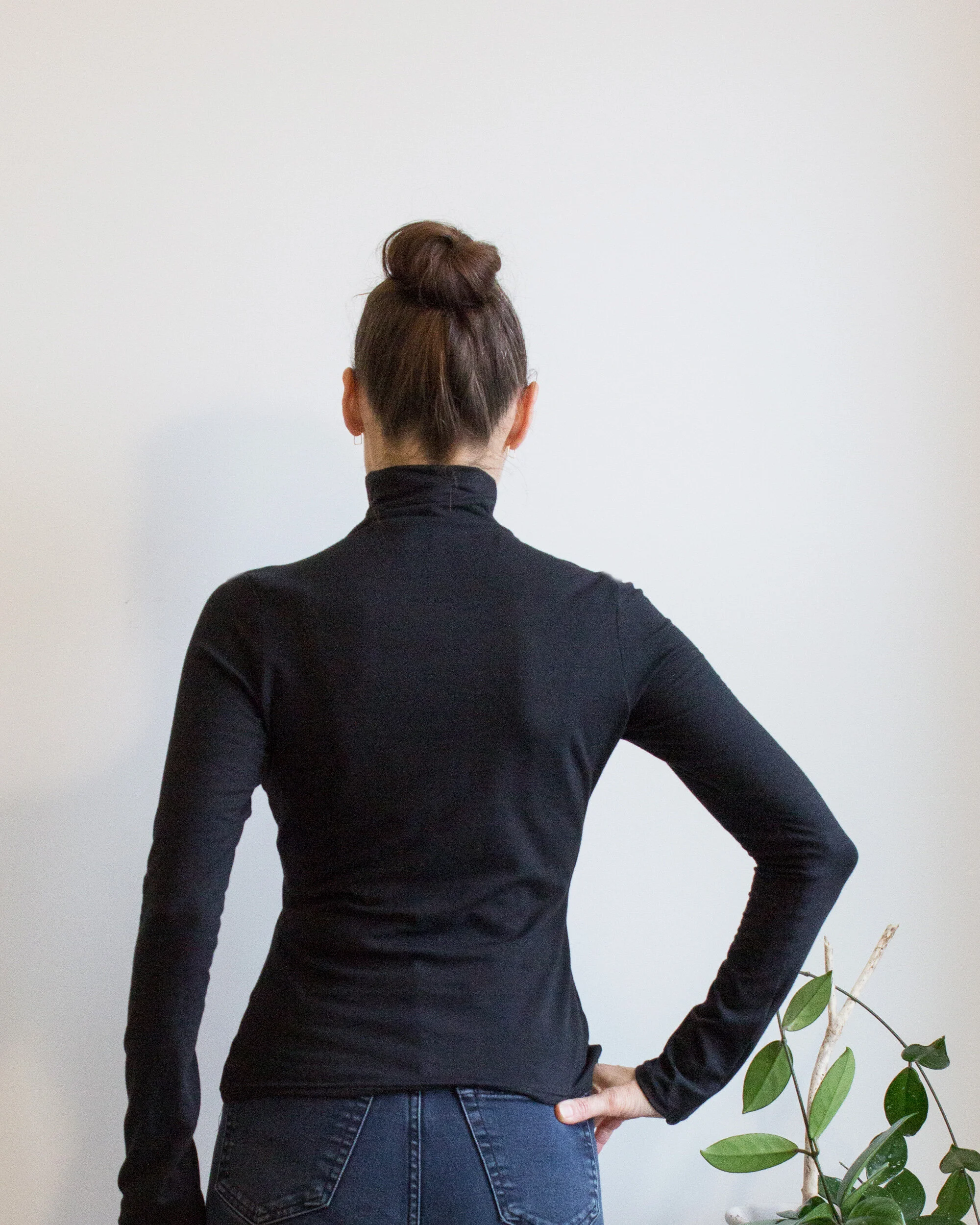Freya turtleneck - Simone's Rose / Made in Canada / Eco basics