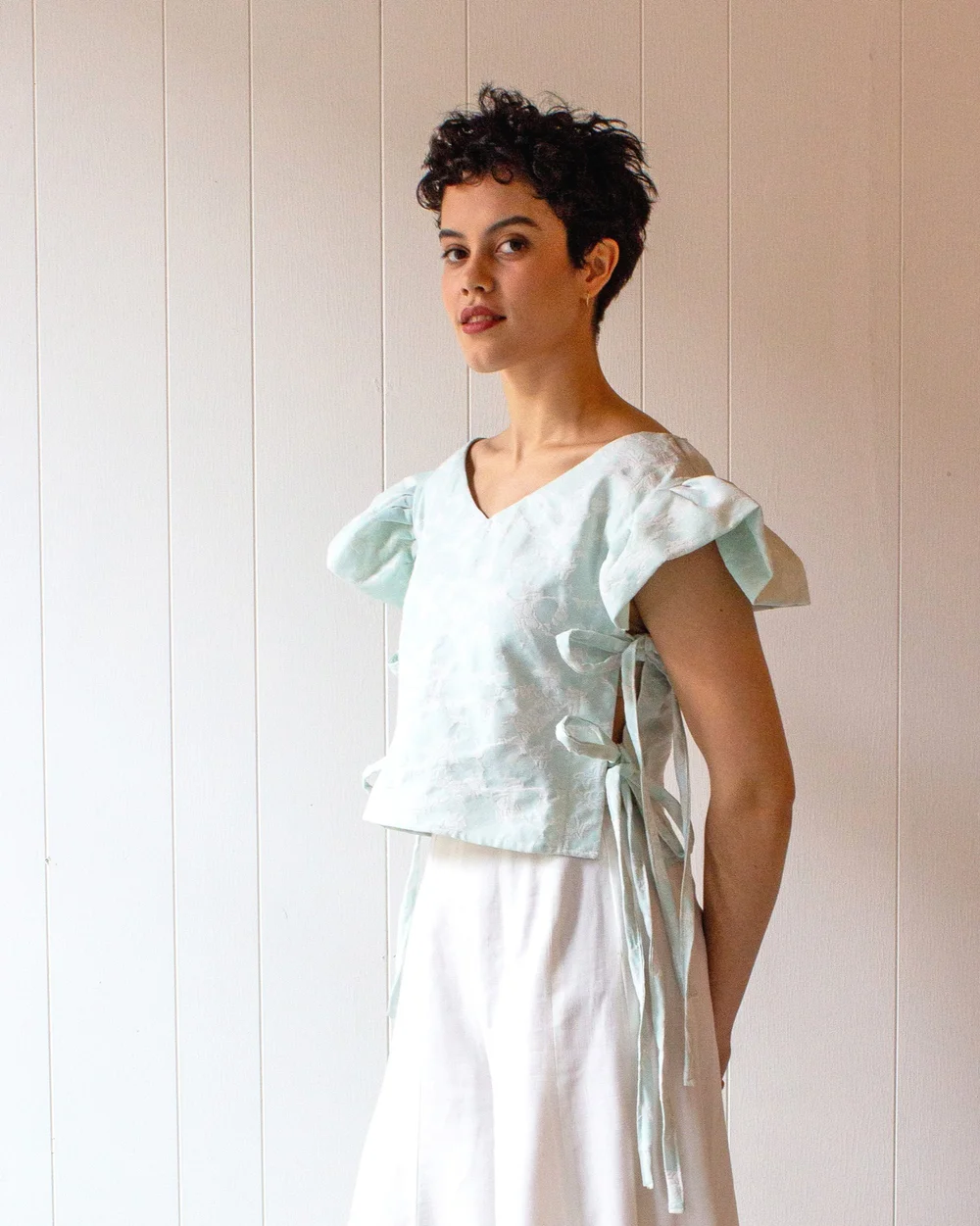 Gabby Brocade tabard top - Special occasion by Simone’s Rose