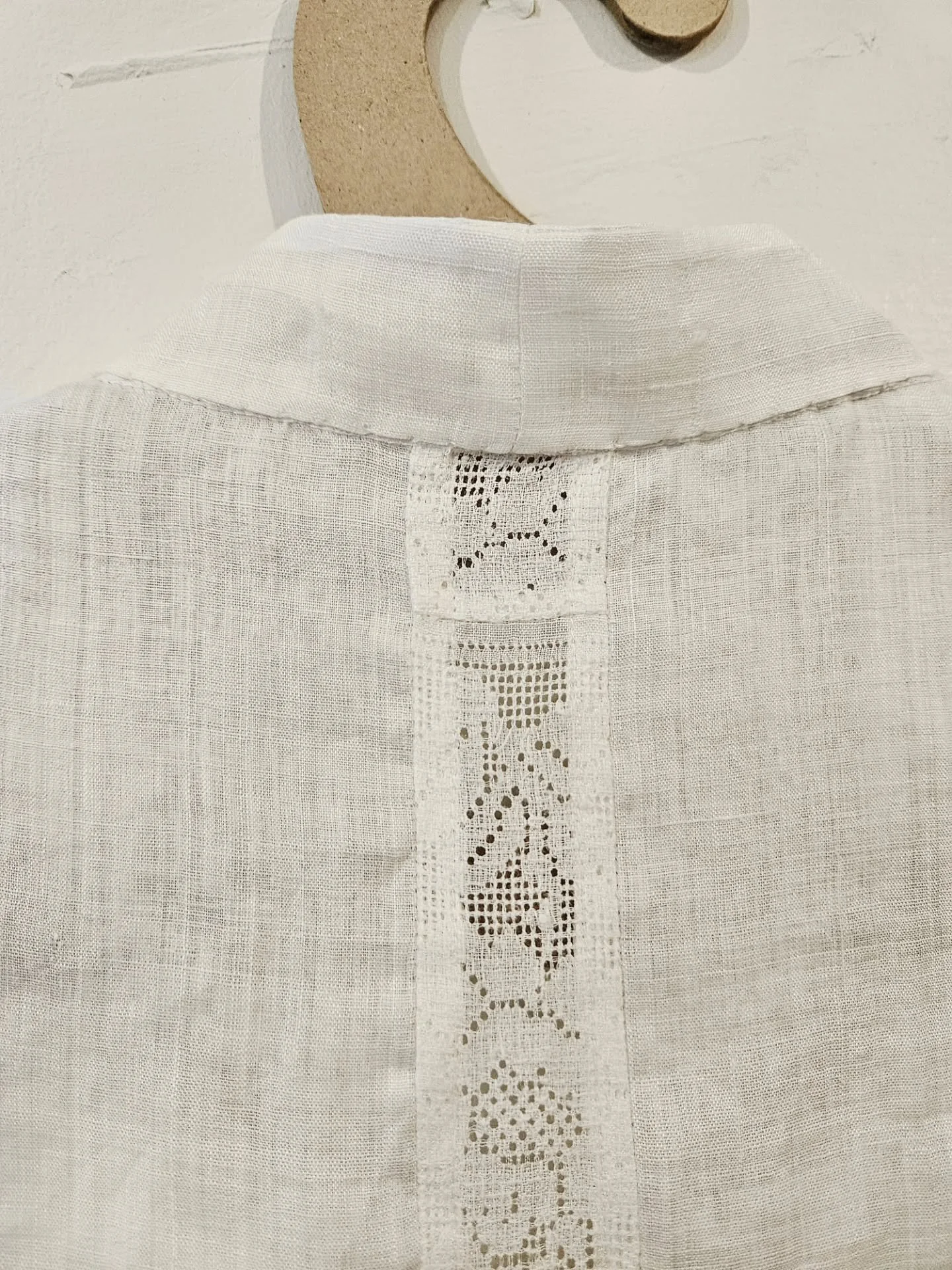 A custom zero-waste beauty crafted from the most beautiful Irish linen tablecloth &amp; napkins. 

Thank you to our client Danelle for trusting me with this very special, heirloom textile.  Its been given a new life &amp; looks oh so fabulous on her!