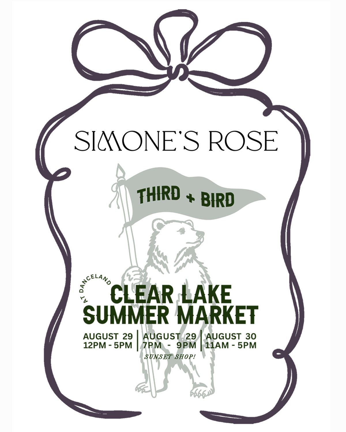 Meet you at the lake! Swipe through to catch some lake life vibes we have going on for our last market of the summer!

Make it a girls adventure &amp; head out to Clear Lake for the last weekend of August. We'll be at Danceland in Riding Mountain nat