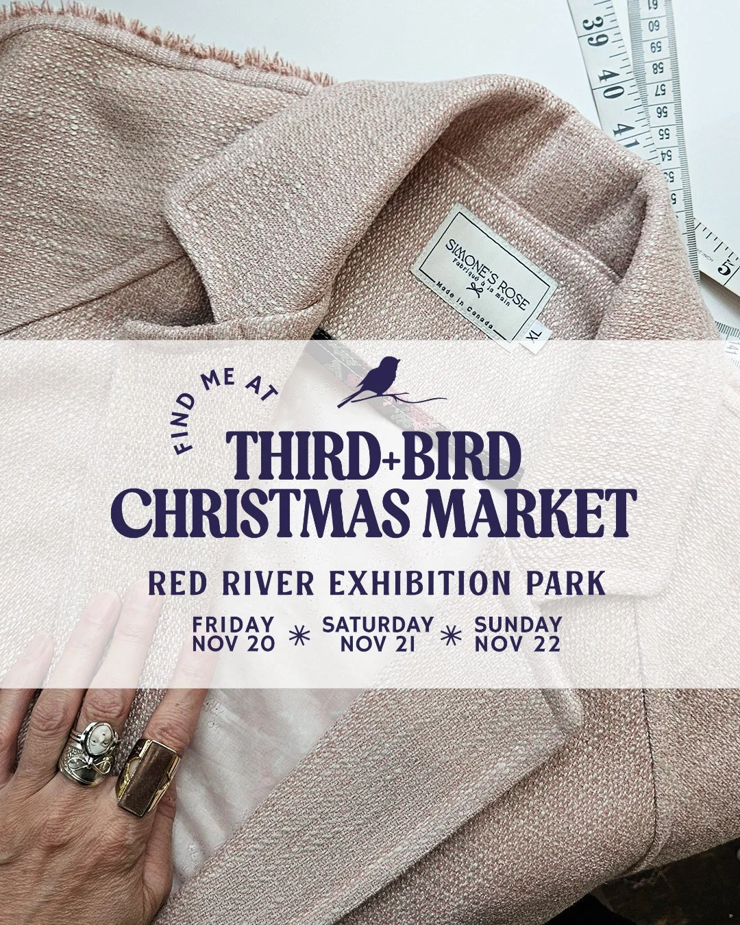 THIRD + BIRD CHRISTMAS MARKET! Too soon? I don't think so. ;) This festive market has so much to offer and tickets go on sale TOMORROW (Saturday) at 10am.

Visit @thirdandbird or thirdandbird.com for all the details or to purchase your tickets. This 