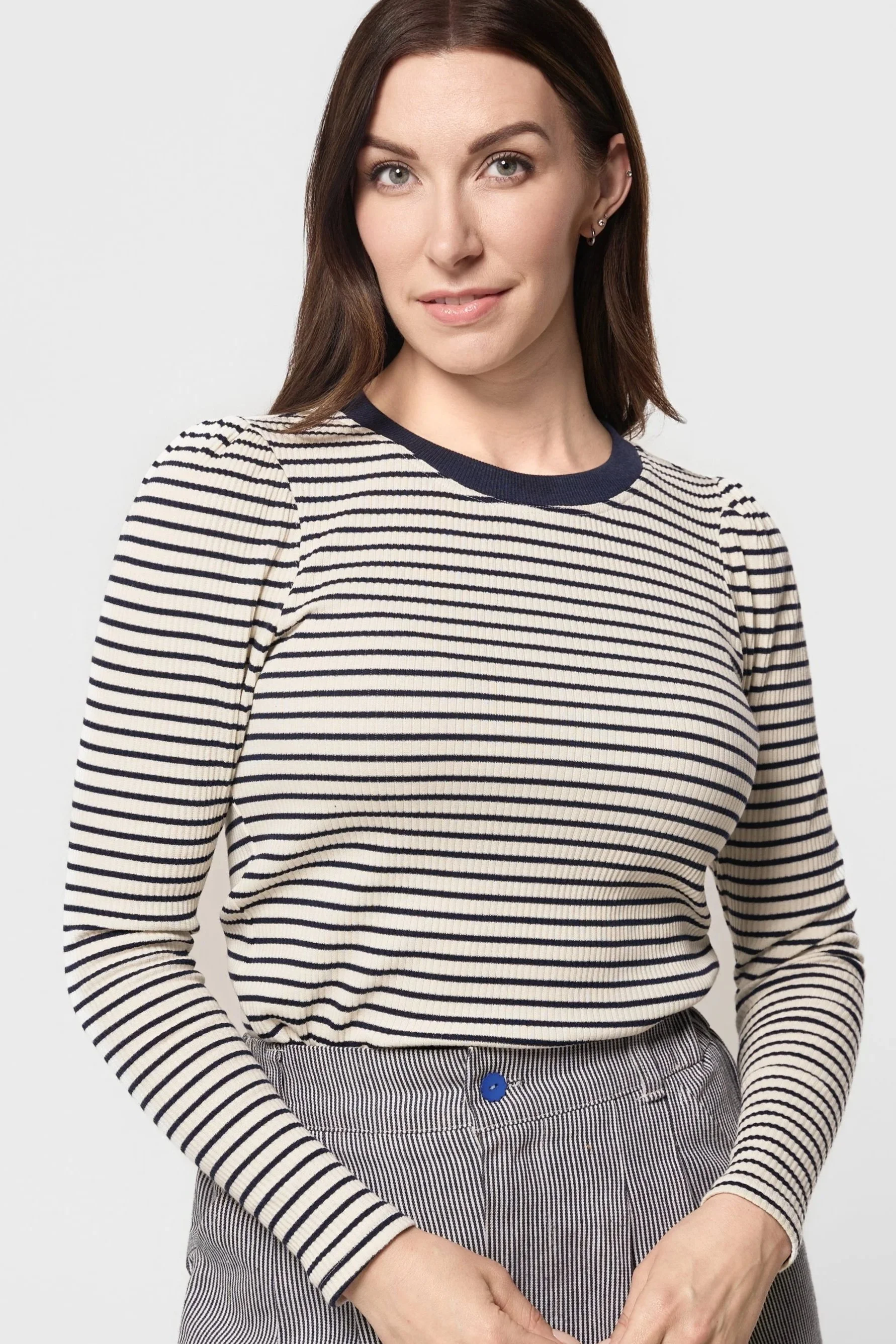 Bon Bon long sleeve crew neck top