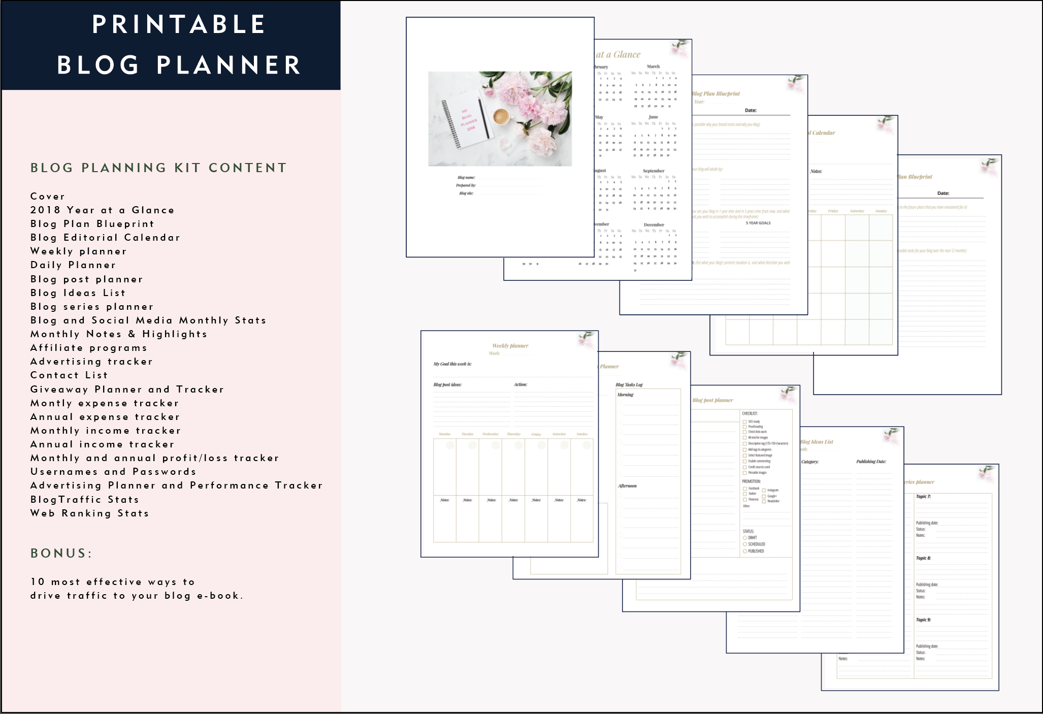Free Blog Planner